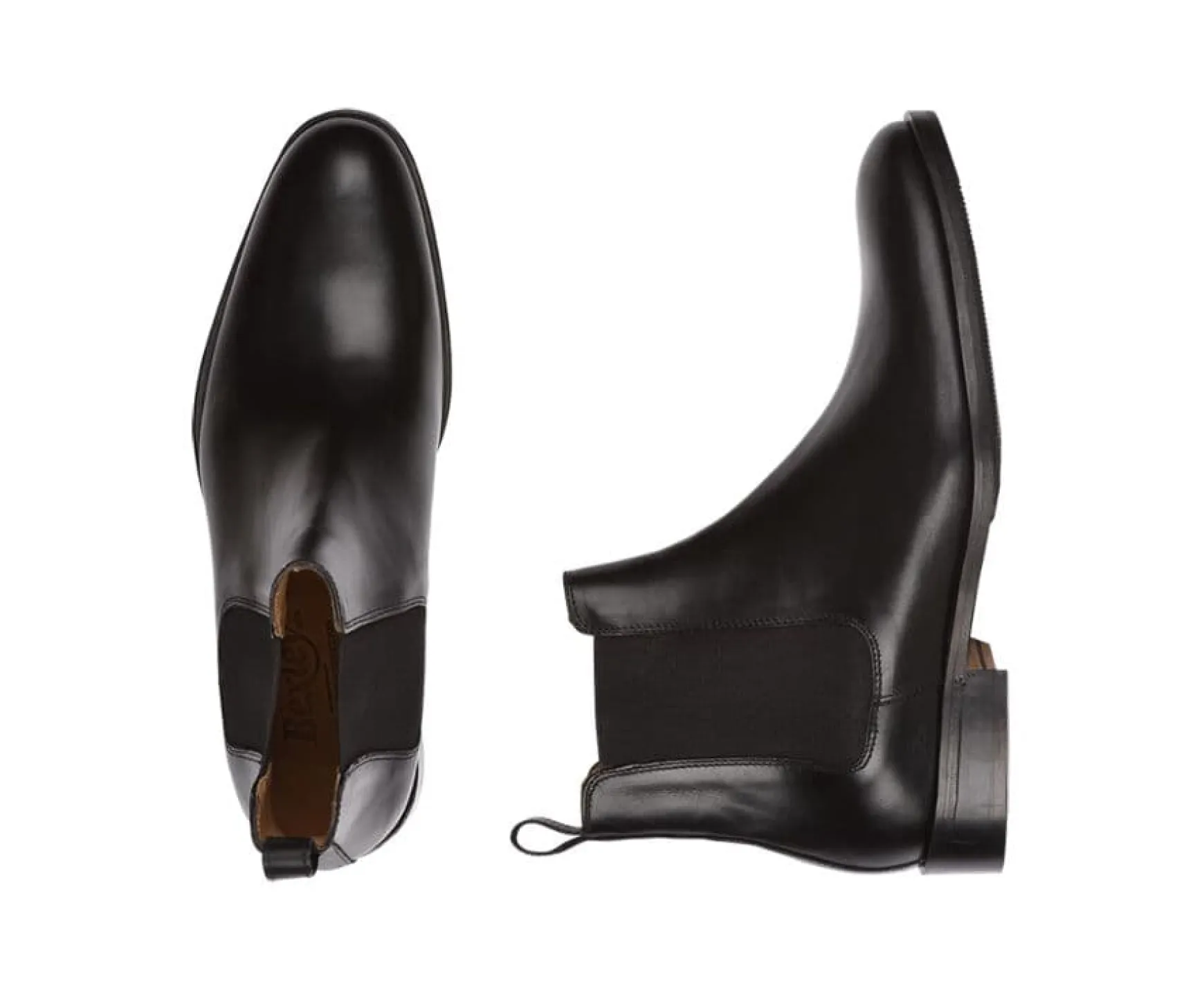Bexley Chelsea Boots | Black Chelsea Boots Dawson Ii Patin Blackblack With Black Waistband