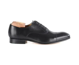 Bexley Oxford Shoes | Black Ii Leather Men'S Oxford Shoes - Leather Outsole - Brisbury | Noir Ii