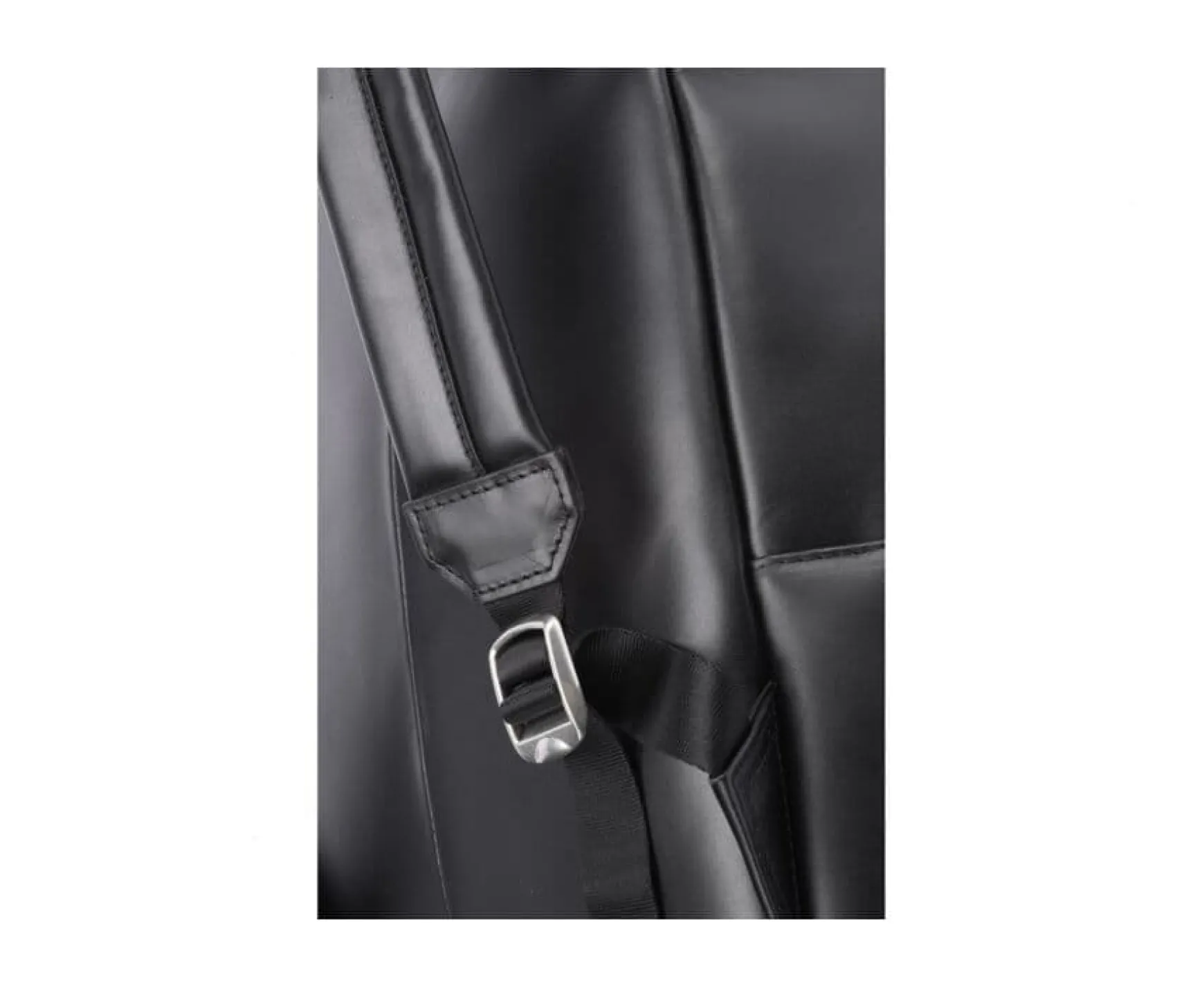 Bexley | Black Men'S Leather Backpack Blackblack With Black Waistband