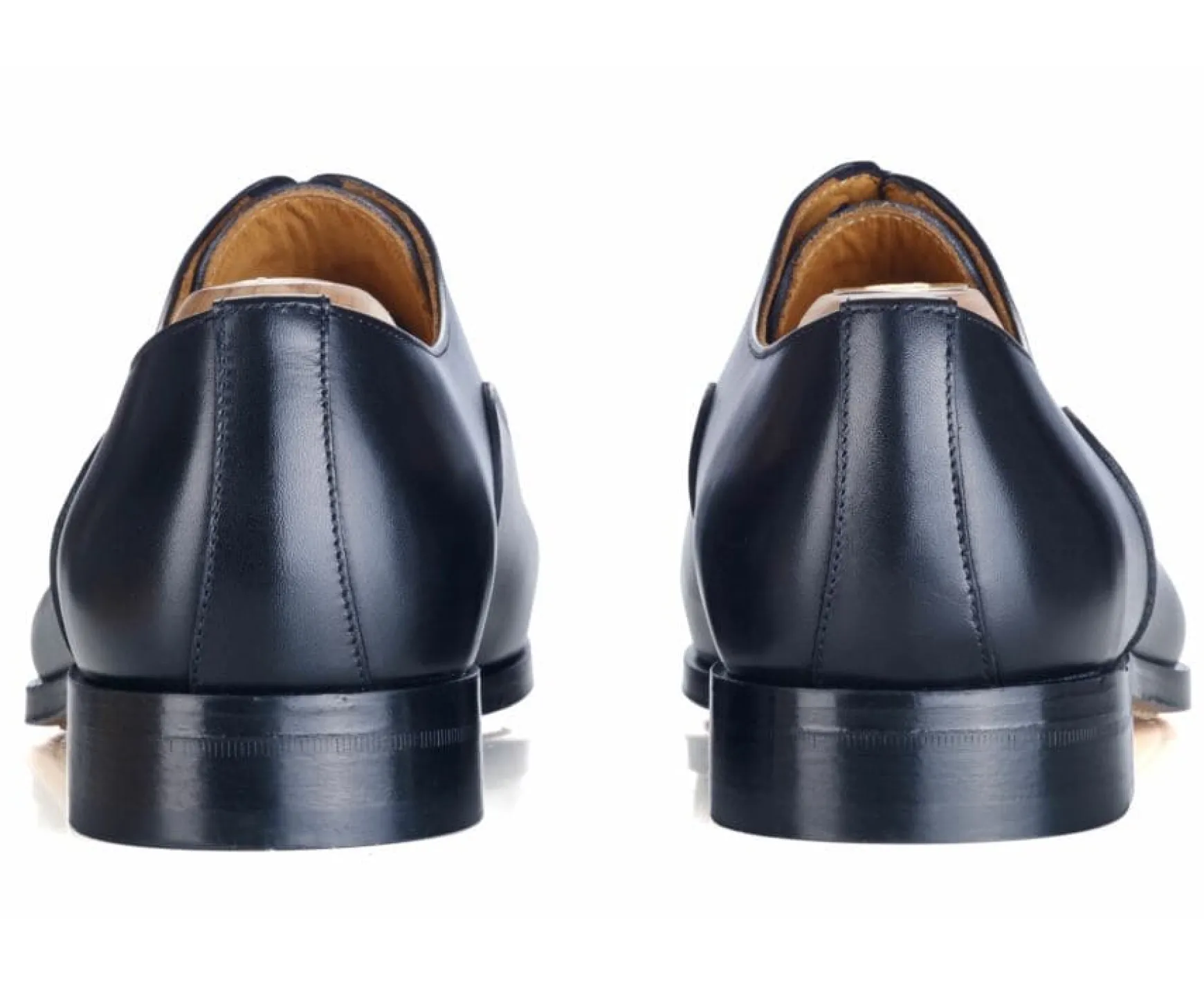 Bexley Comfort Shoes | Black Oxford Shoes - Leather Outsole Wayford Blackblack With Black Waistband