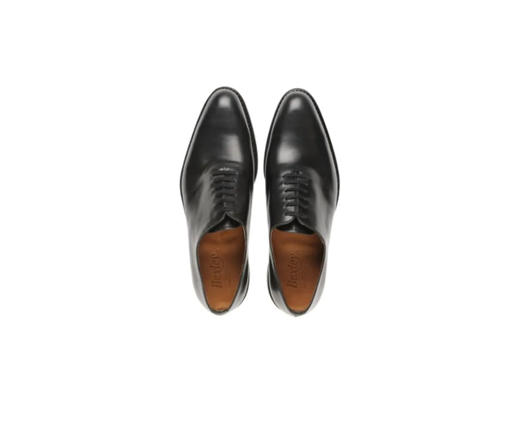 Bexley Oxford Shoes | Black Oxford Shoes - Rubber Outsole Peter Gomme City Blackblack With Black Waistband