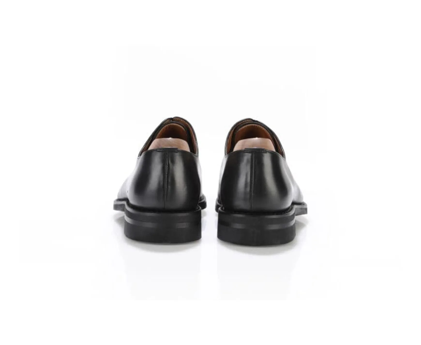 Bexley Oxford Shoes | Black Oxford Shoes - Rubber Outsole Peter Gomme City Blackblack With Black Waistband