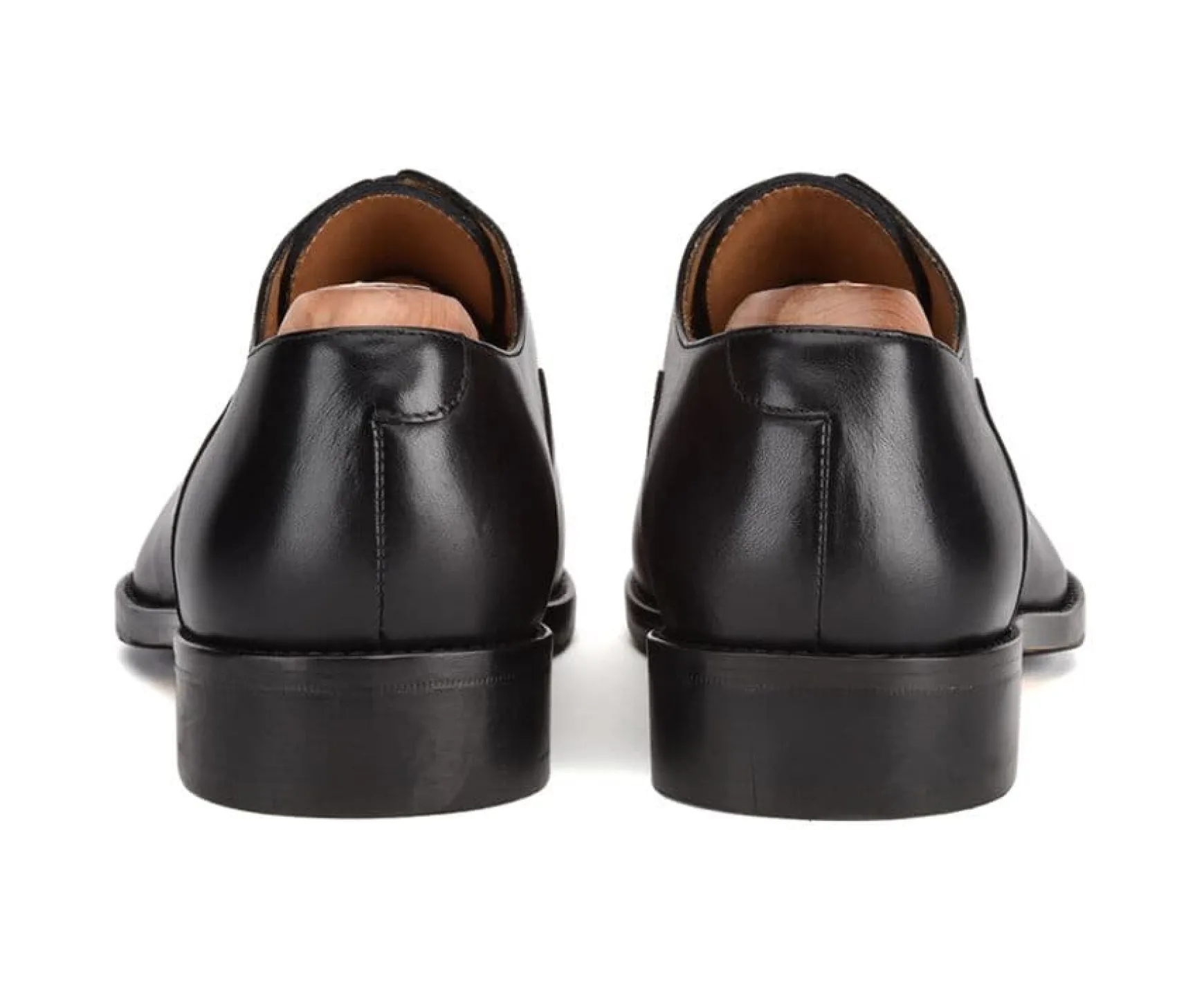 Bexley Oxford Shoes | Black Oxford Shoes - Rubber Pad Brackley Patin Blackblack With Black Waistband