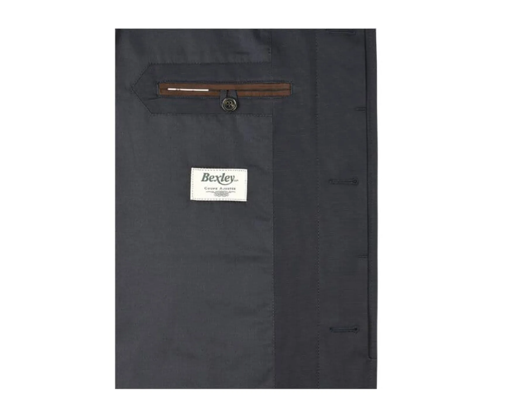 Bexley | Blue Men'S Trench Coat Aurele Ii Navy