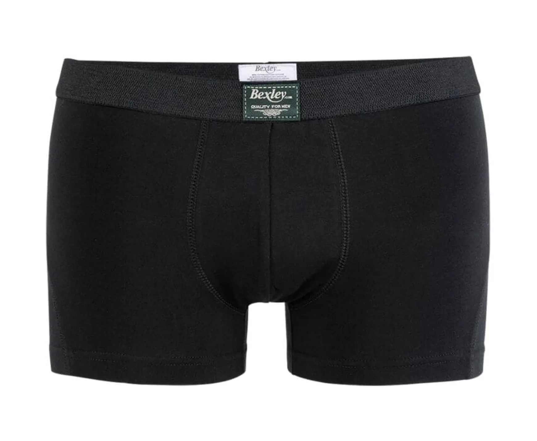 Bexley | Box Of 2 Black Belt Black Men'S Shorts Elliot Black With Black Waistband