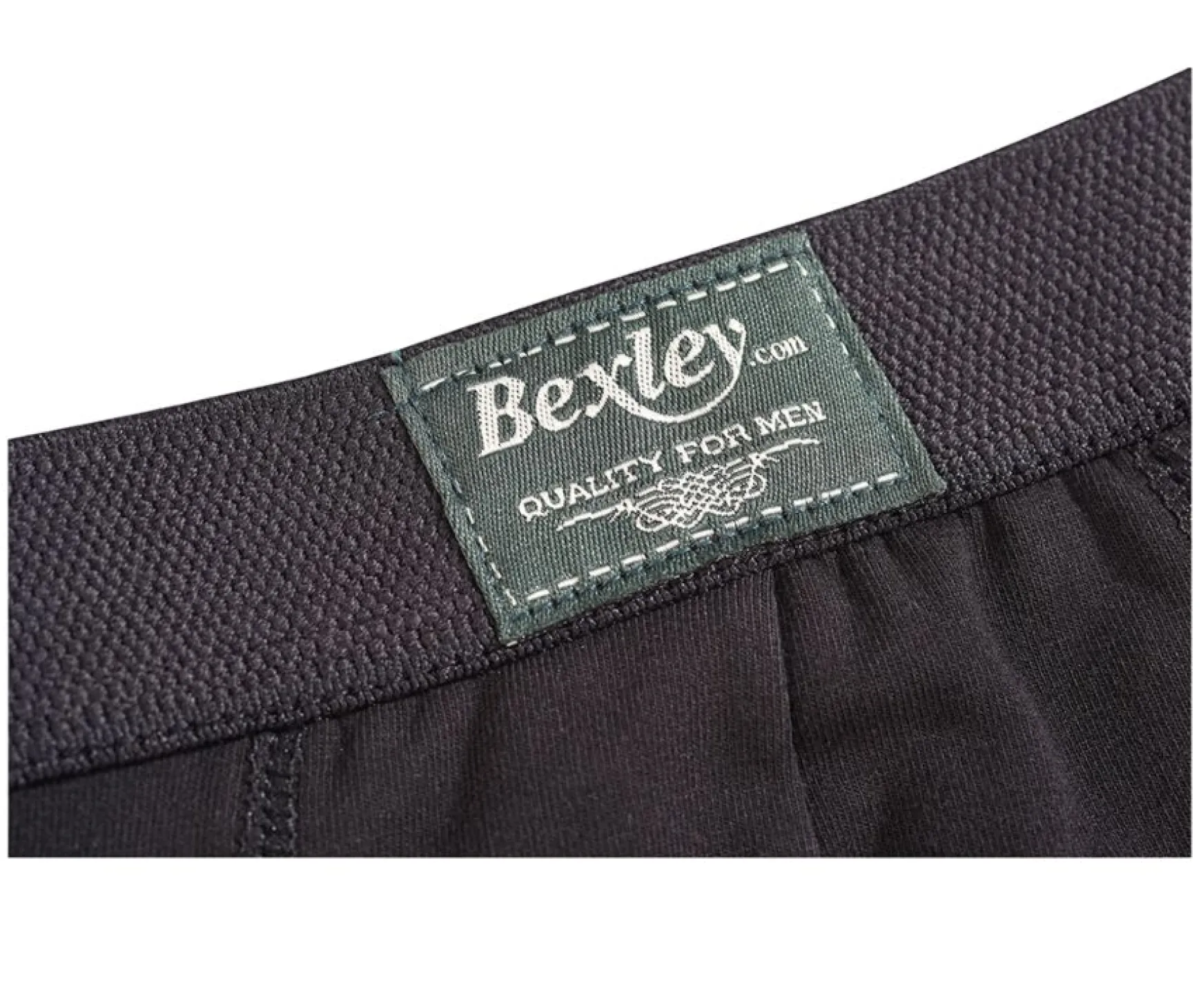 Bexley | Box Of 2 Black Belt Black Men'S Shorts Elliot Black With Black Waistband