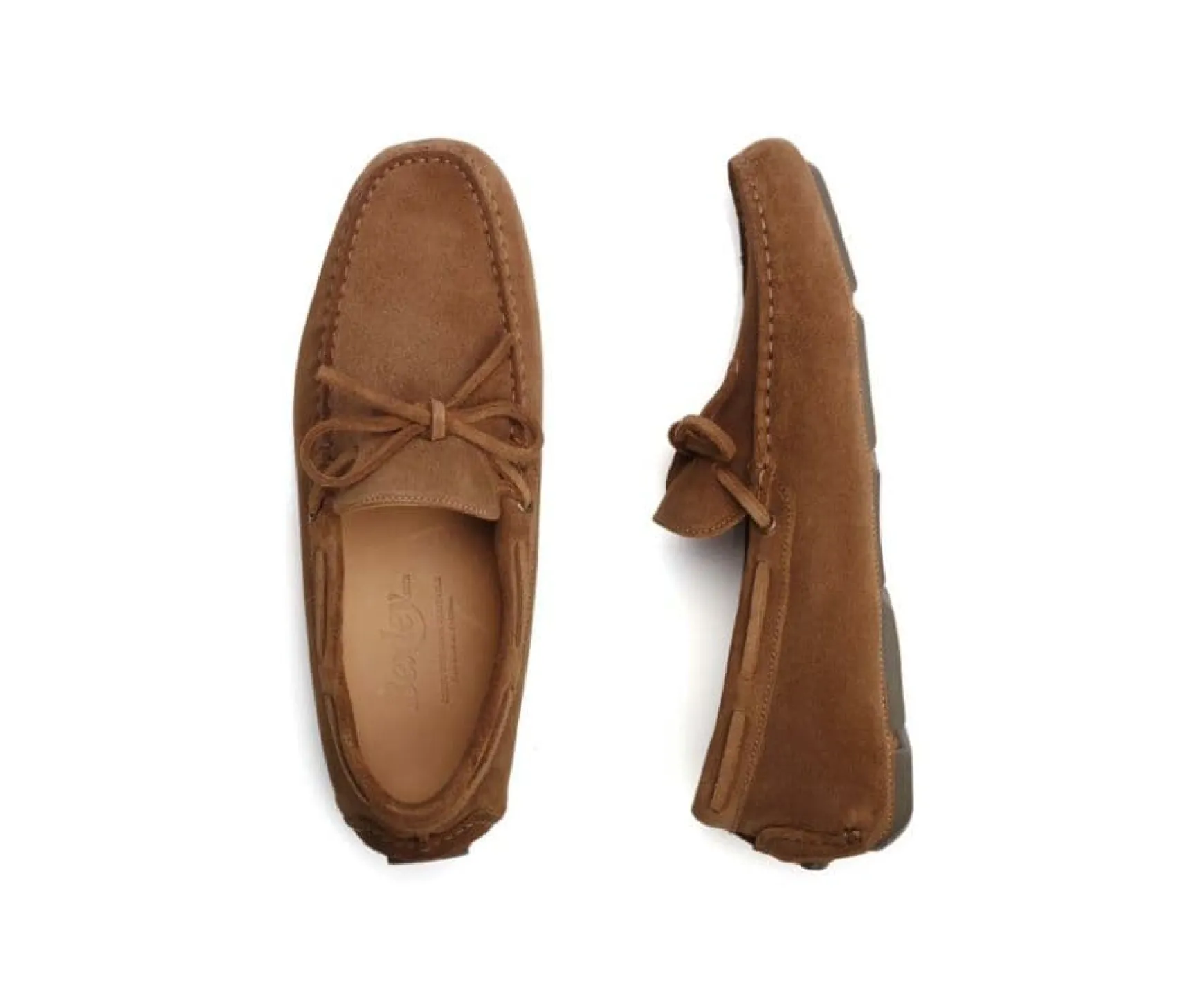 Bexley Moccasins | Chamois Velvet Men'S Summer Loafers Deltona Hazelnut Suede