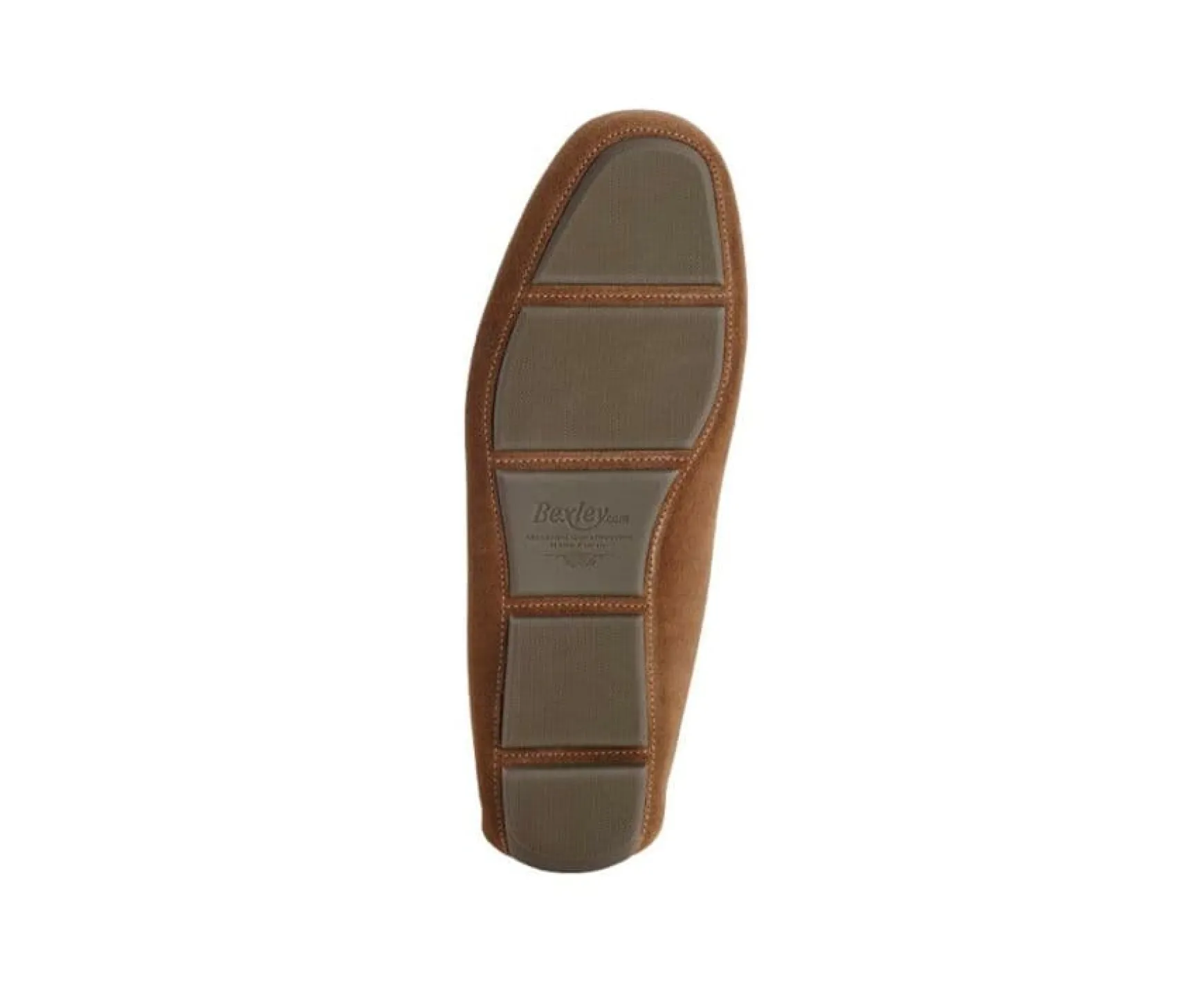 Bexley Moccasins | Chamois Velvet Men'S Summer Loafers Deltona Hazelnut Suede