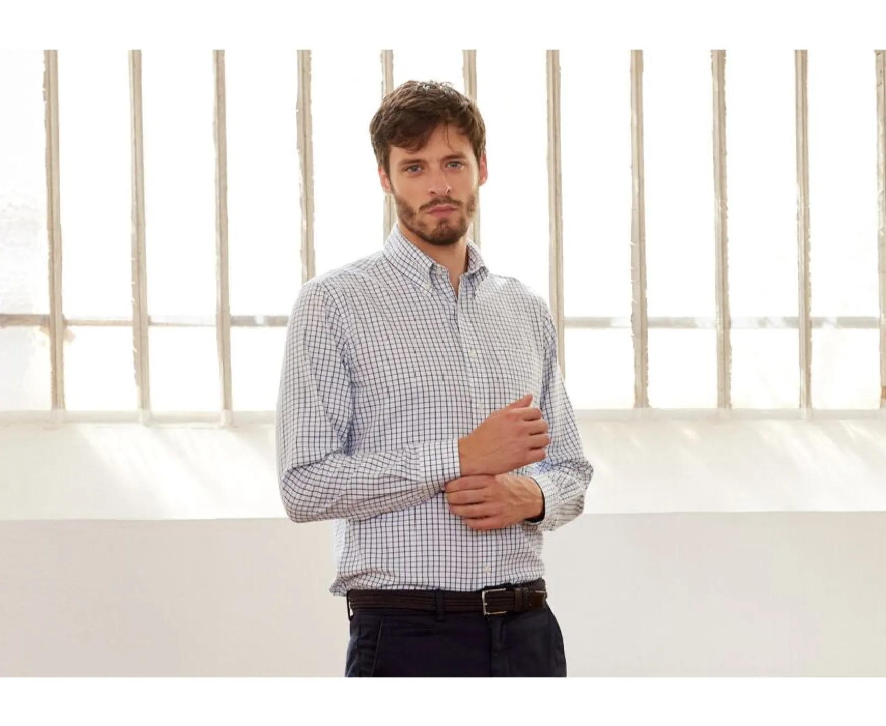 Bexley | Check Flannel Shirt - Lindsay | Blue & Green