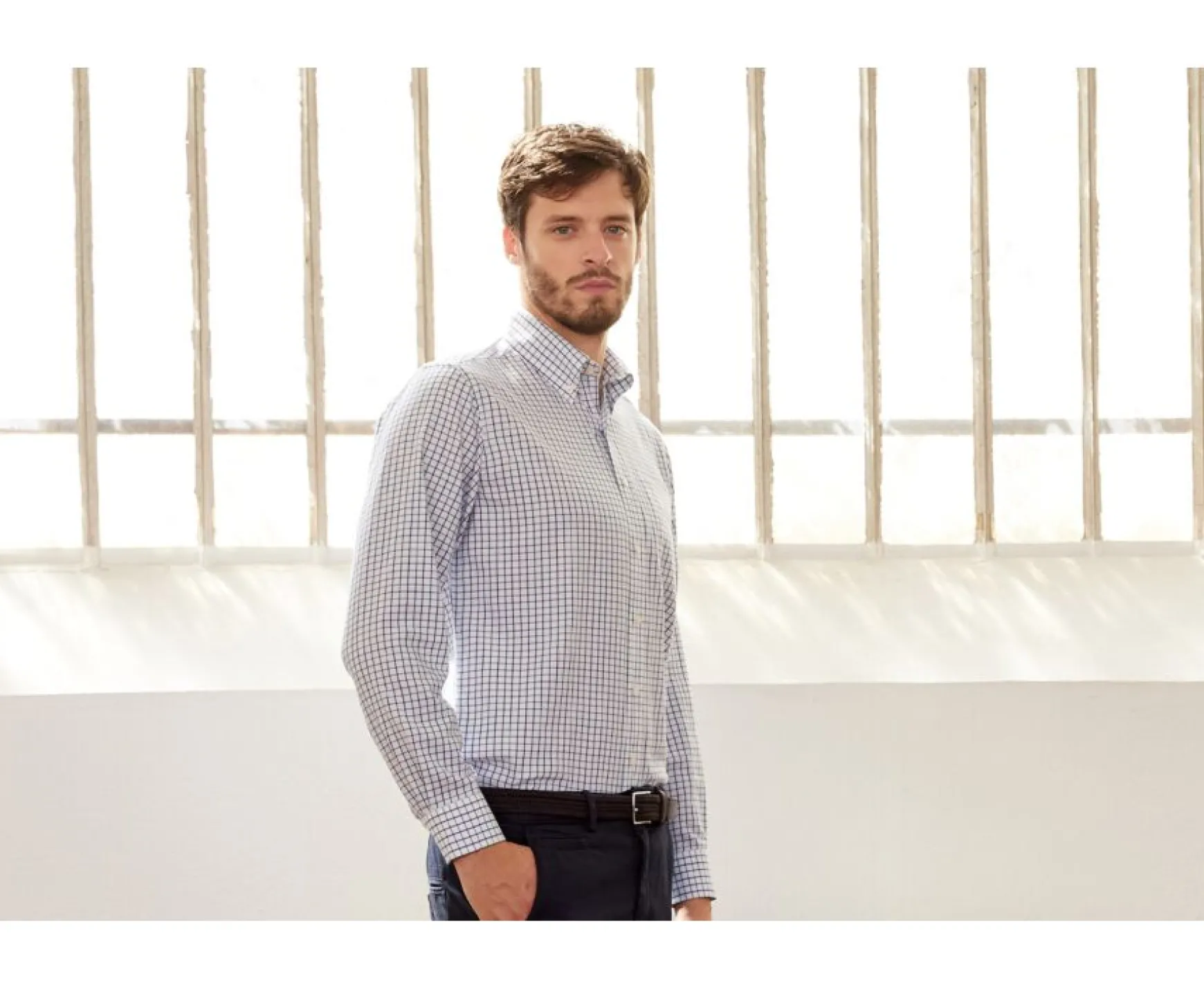 Bexley | Check Flannel Shirt - Lindsay | Blue & Green