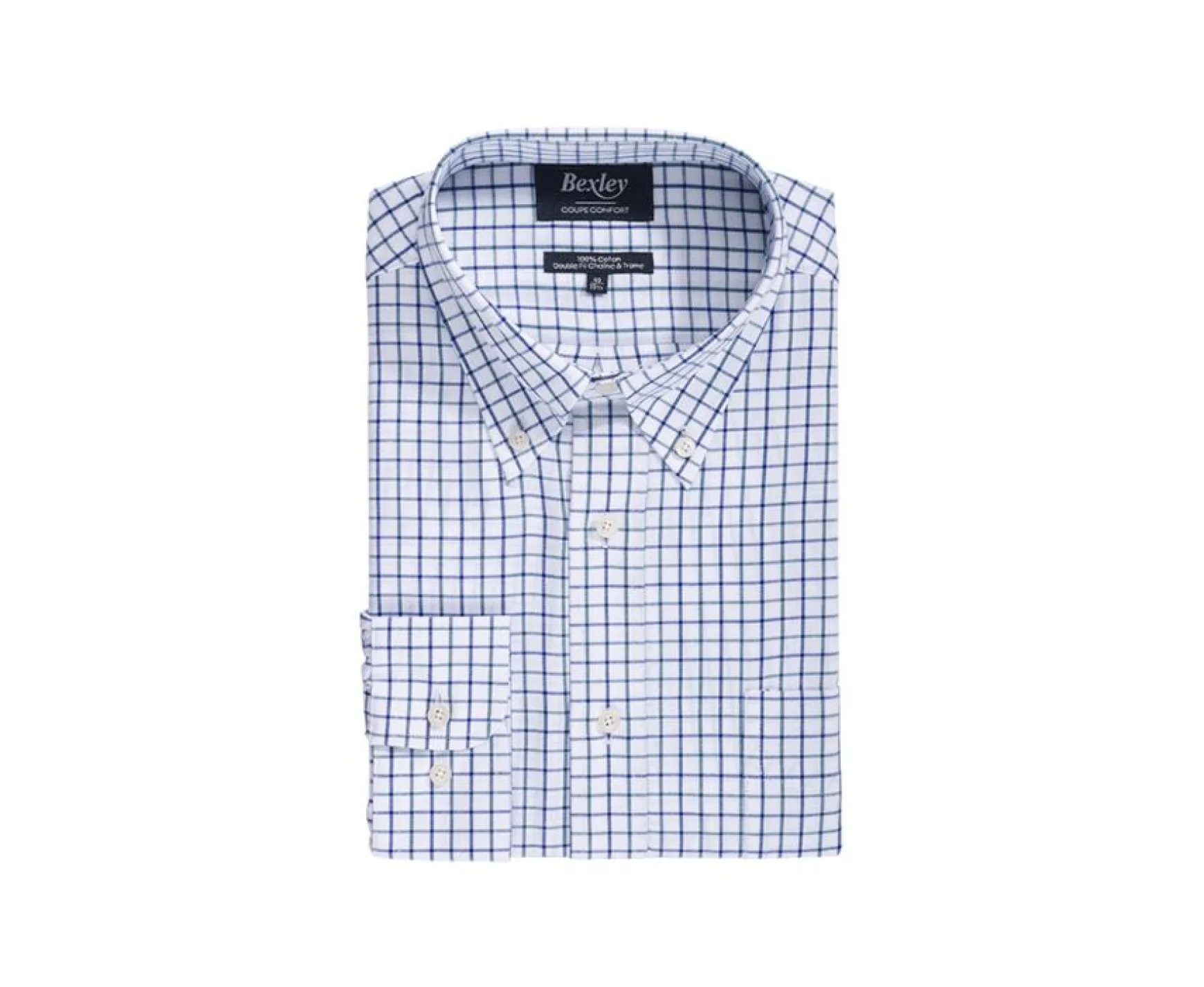 Bexley | Check Flannel Shirt - Lindsay | Blue & Green