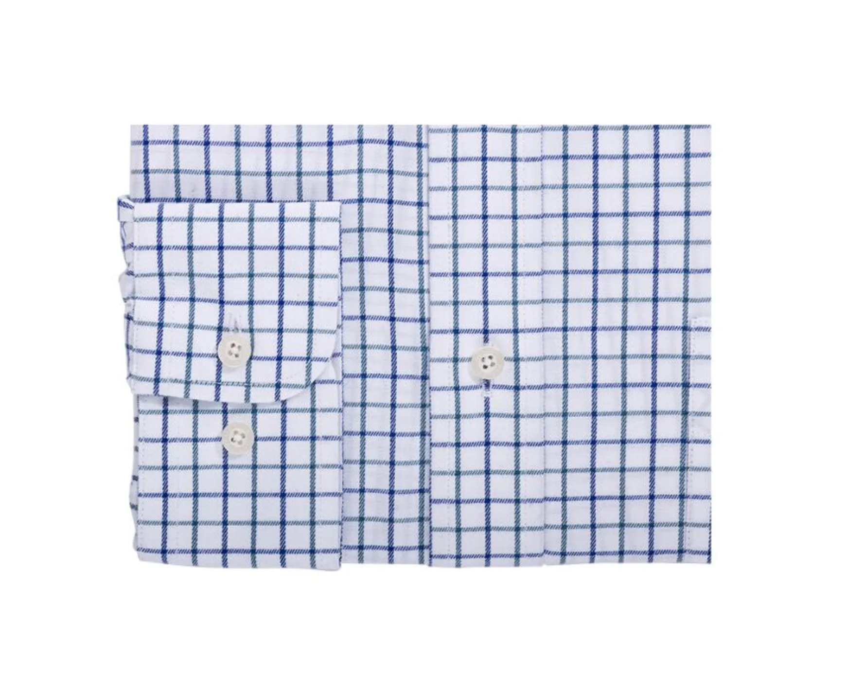 Bexley | Check Flannel Shirt - Lindsay | Blue & Green