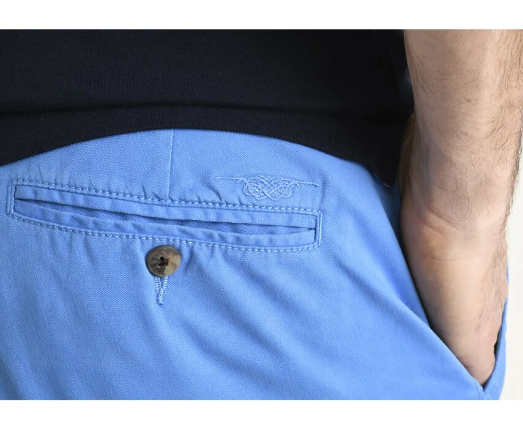 Bexley Chino Shorts | Chino Shorts Barry Azure Blue