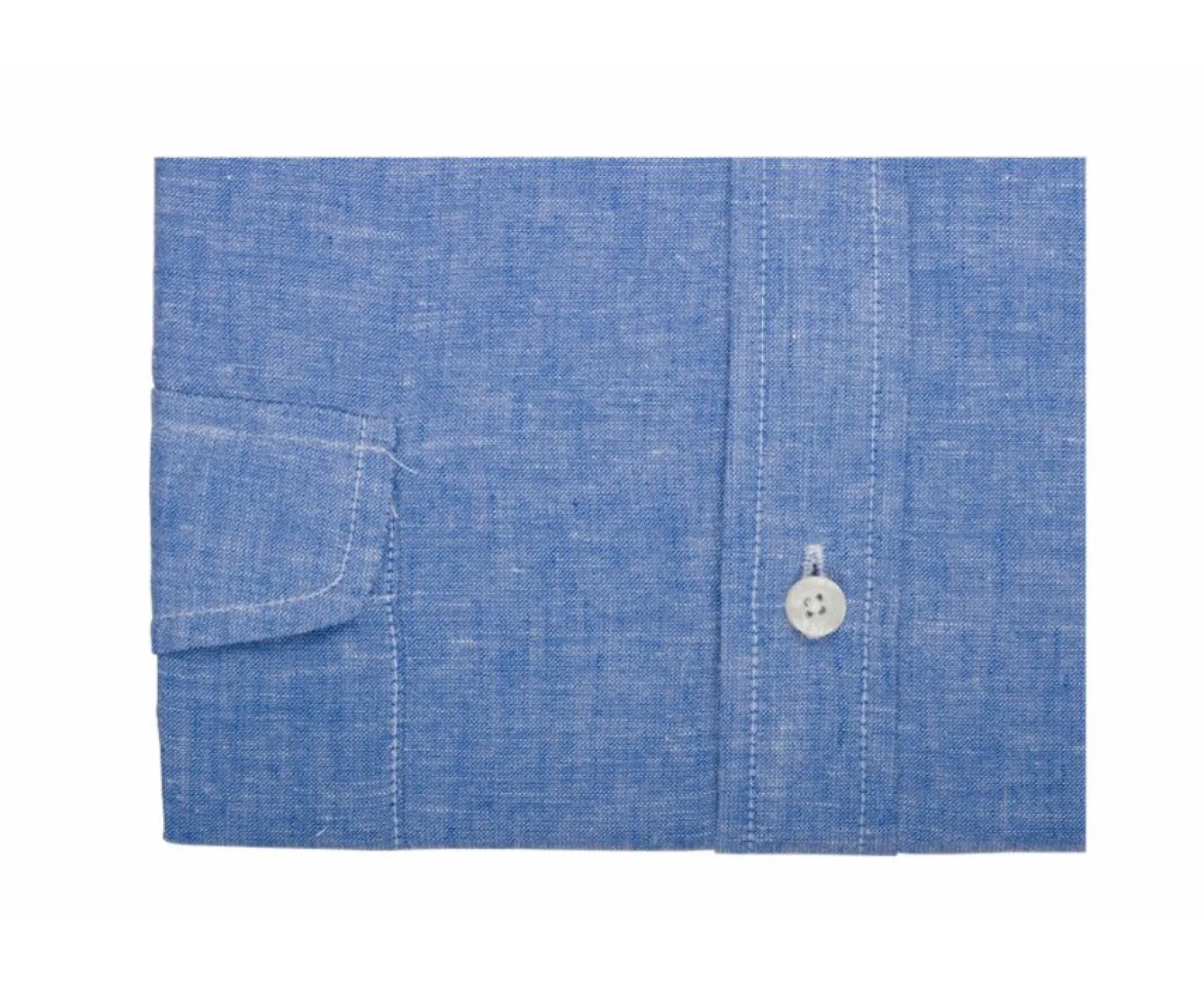 Bexley | Cotton Linen Shirt Sipherin Ocean Blue Chambray