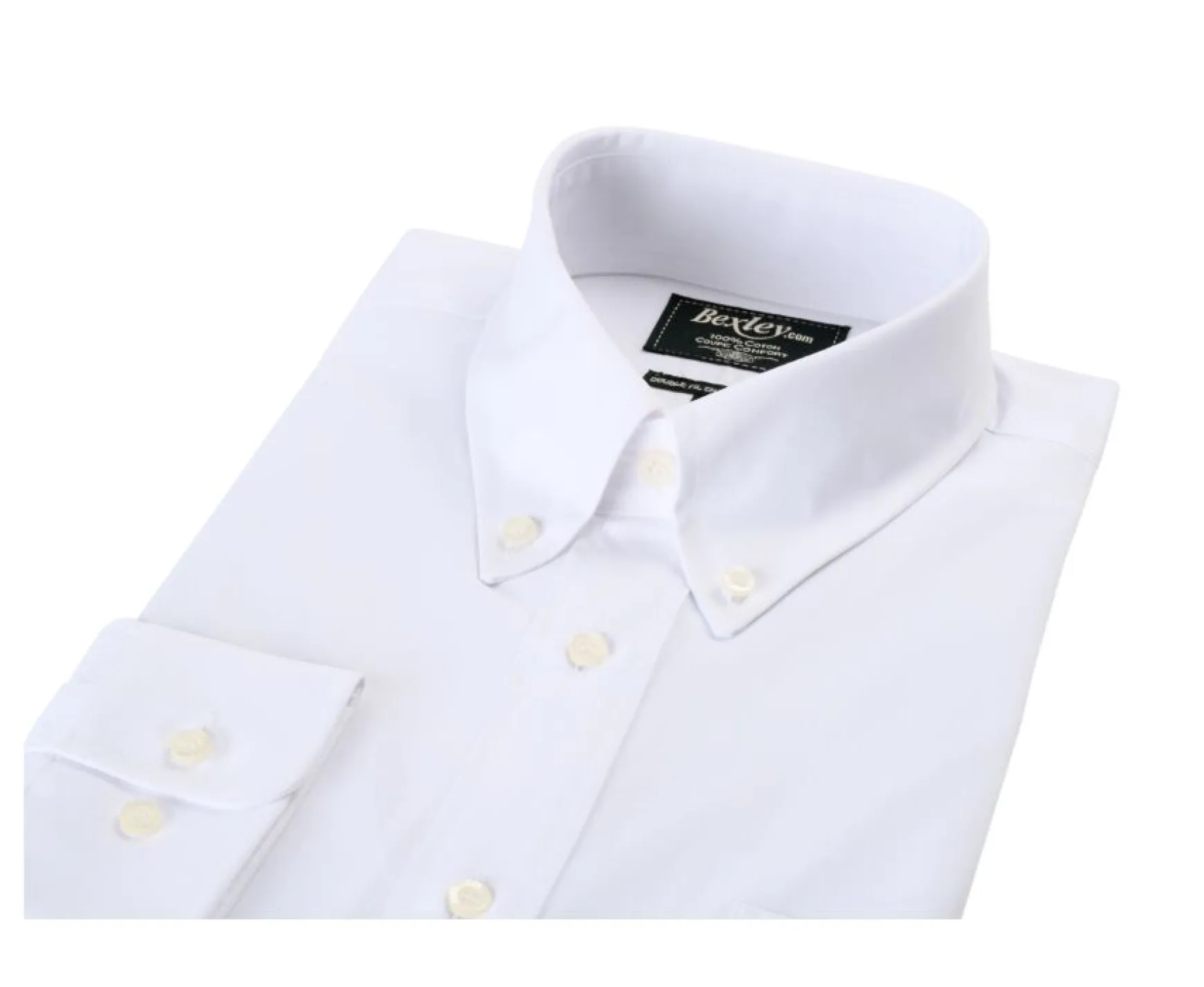 Bexley | Cotton Shirt - American Collar Tommy White