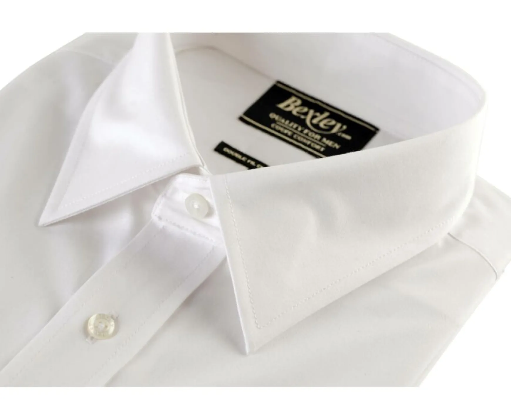 Bexley | Cotton Shirt - Chest Pocket Albert Mc White