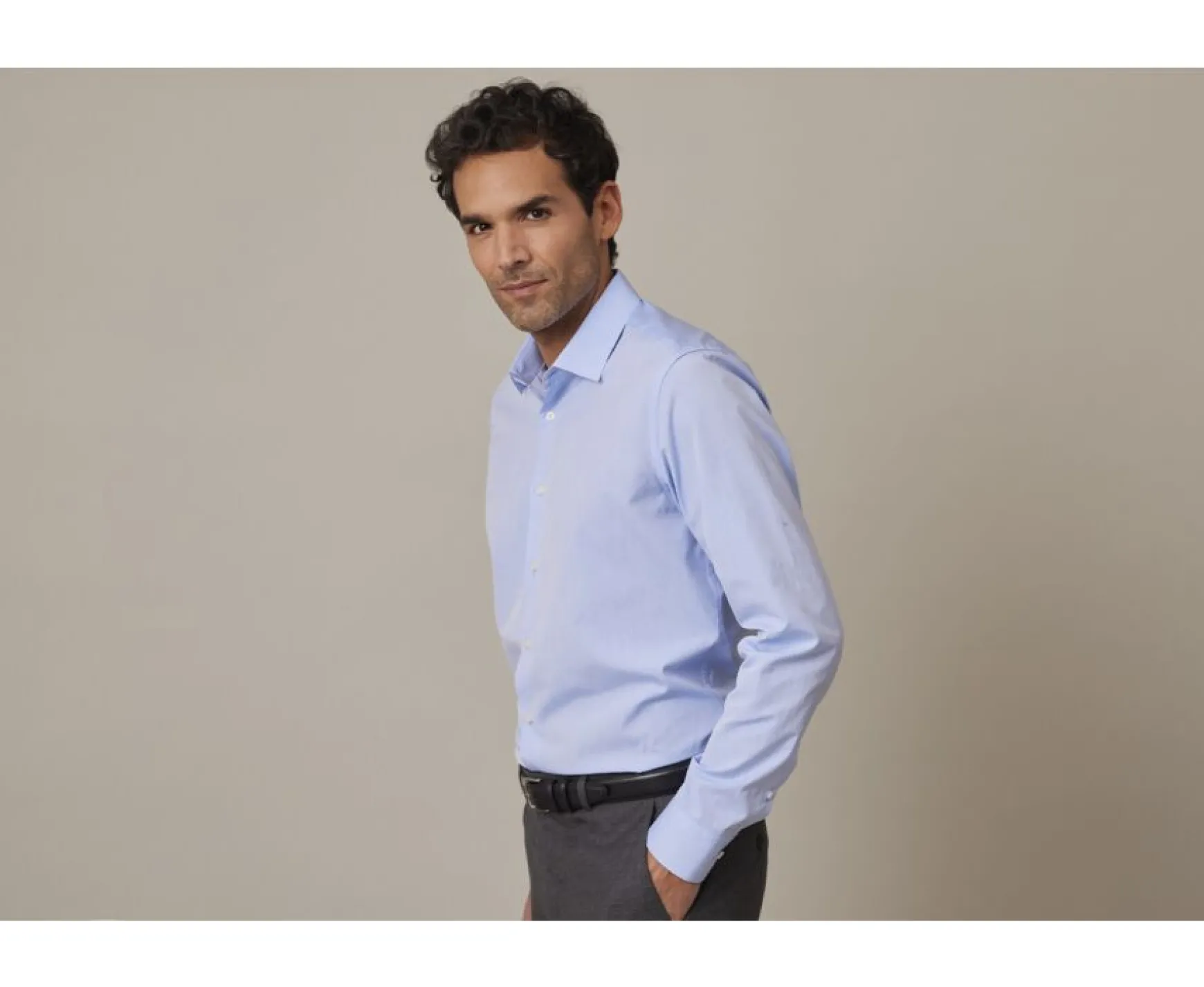 Bexley | Cotton Shirt - Classical Collar Louis Classic Blue