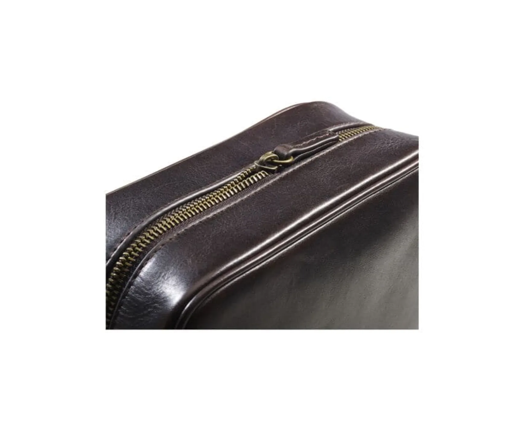 Bexley | Dark Chocolate Leather Travel Kit | Cuir Chocolat Fonce