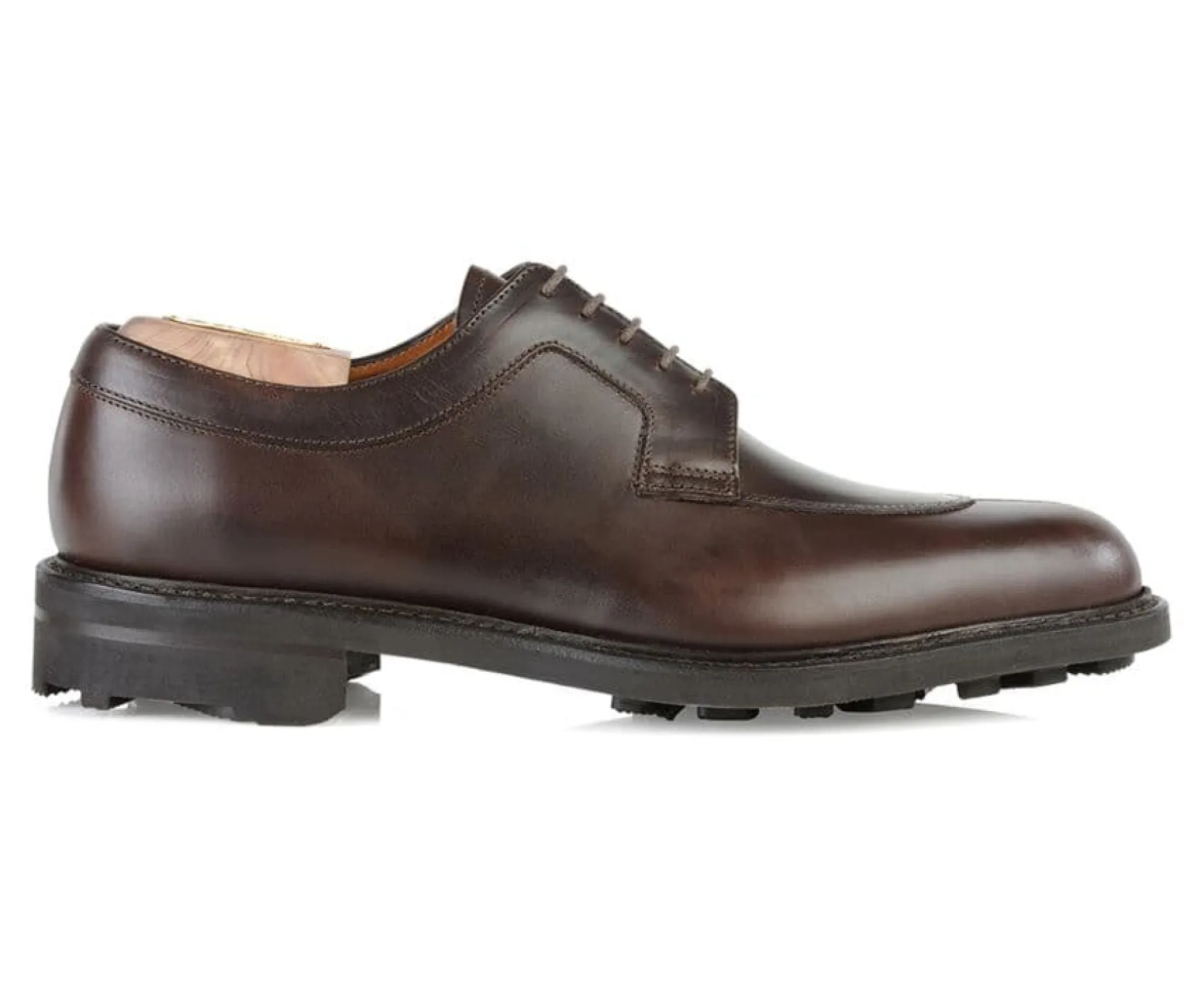 Bexley Comfort Shoes | Derby Shoes - Rubber Outsole Kent Gomme Country Chocolate