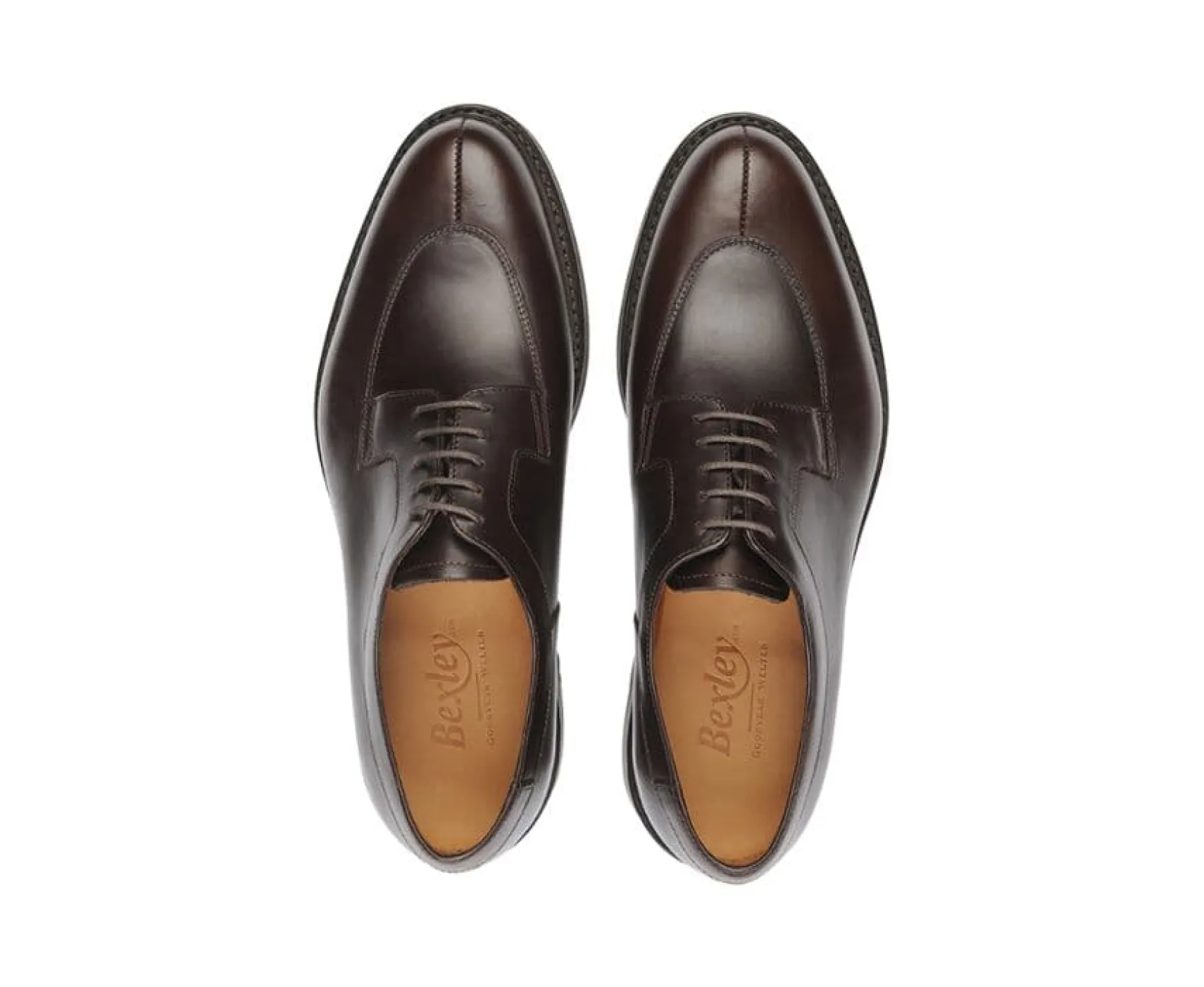 Bexley Comfort Shoes | Derby Shoes - Rubber Outsole Kent Gomme Country Chocolate