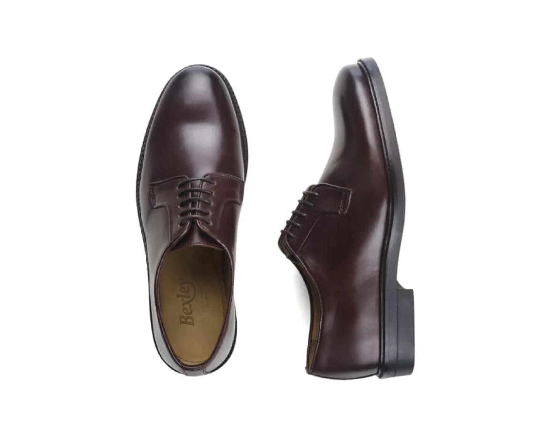 Bexley Derby Shoes | Derby Shoes - Rubber Outsole - Monterey Classic Gomme City | Dark Chocolate