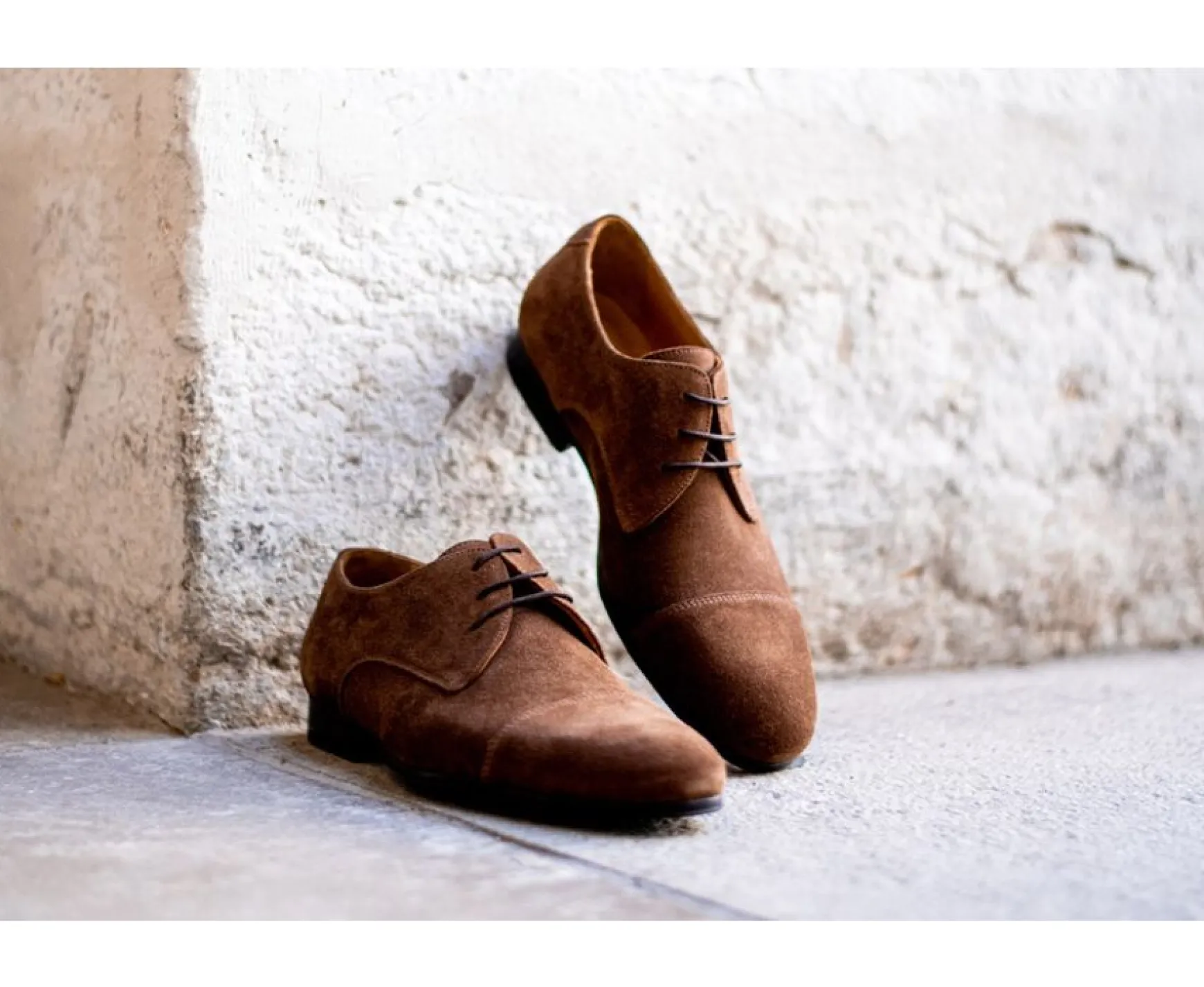 Bexley Derby Shoes | Derby Shoes - Rubber Outsole Dernox Gomme Urban Havana Suede