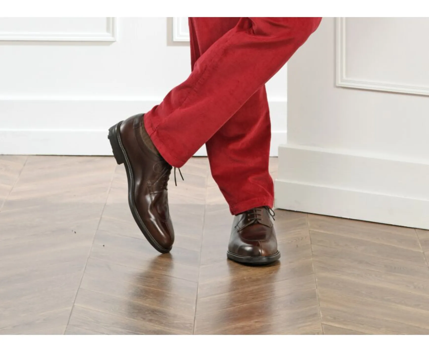 Bexley Comfort Shoes | Derby Shoes - Rubber Outsole Kent Gomme Country Chocolate