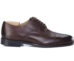 Bexley Derby Shoes | Derby Shoes - Rubber Sole - Mayfair Classic Gomme Ville | Chocolate
