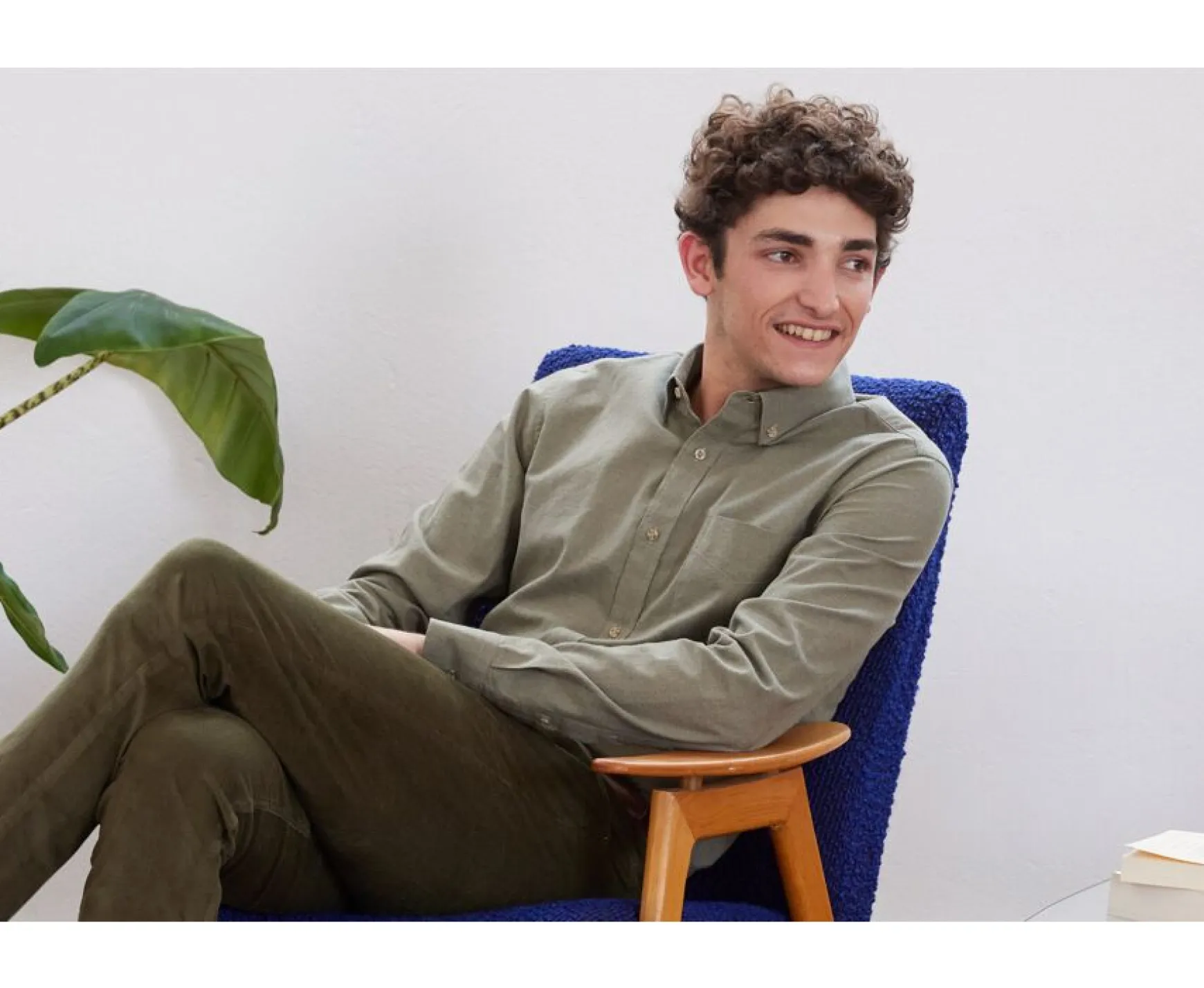 Bexley | Flannel Shirt - Pocket - Alexander | Army Green