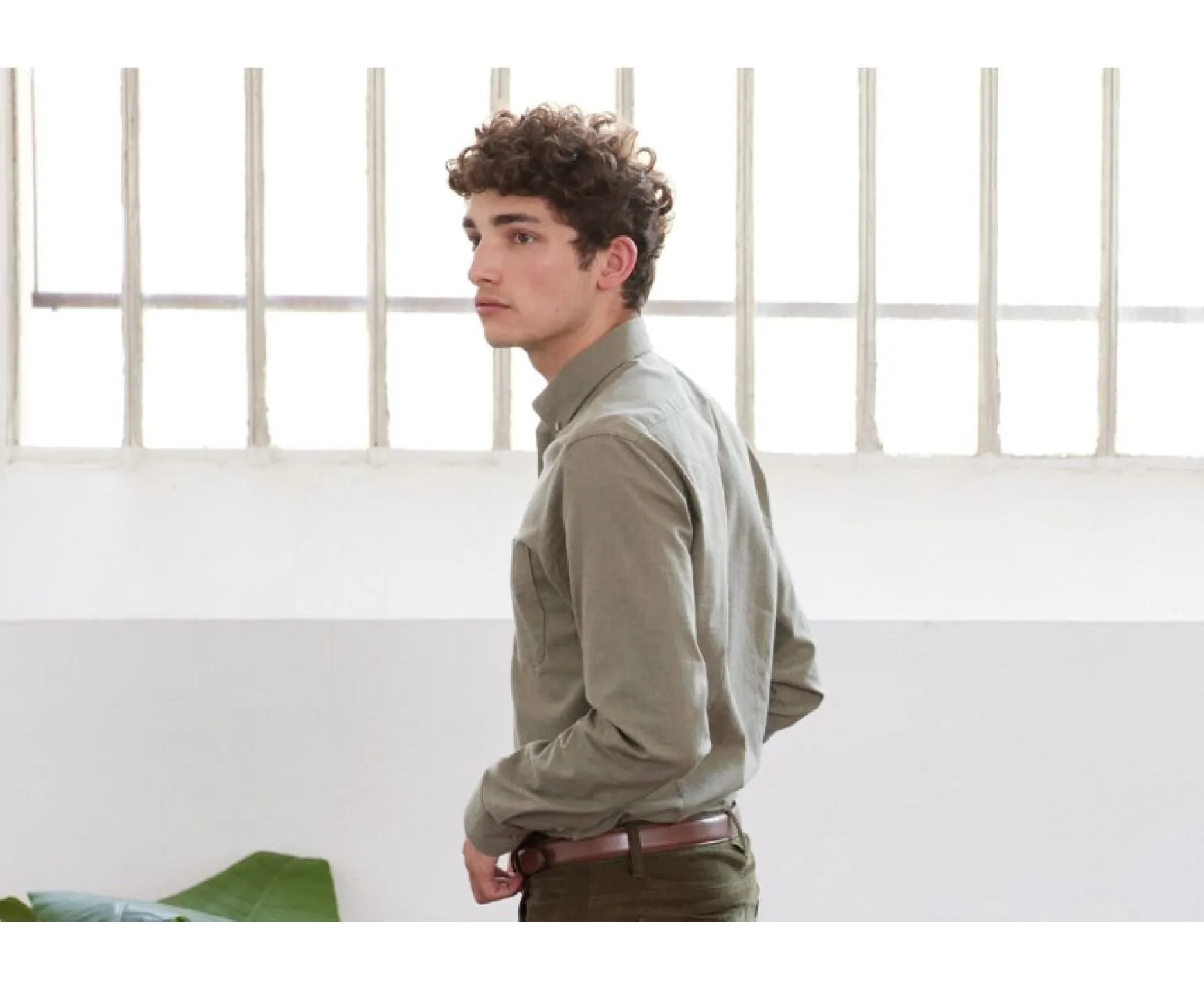 Bexley | Flannel Shirt - Pocket - Alexander | Army Green