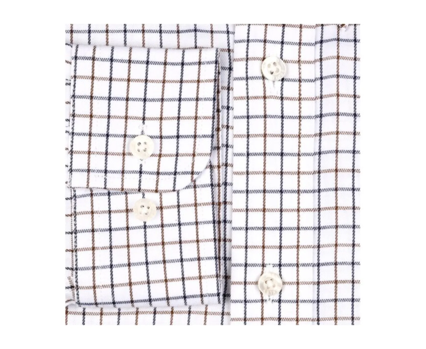 Bexley | Flannel Shirt With Checks Lindsay Blue And Beige