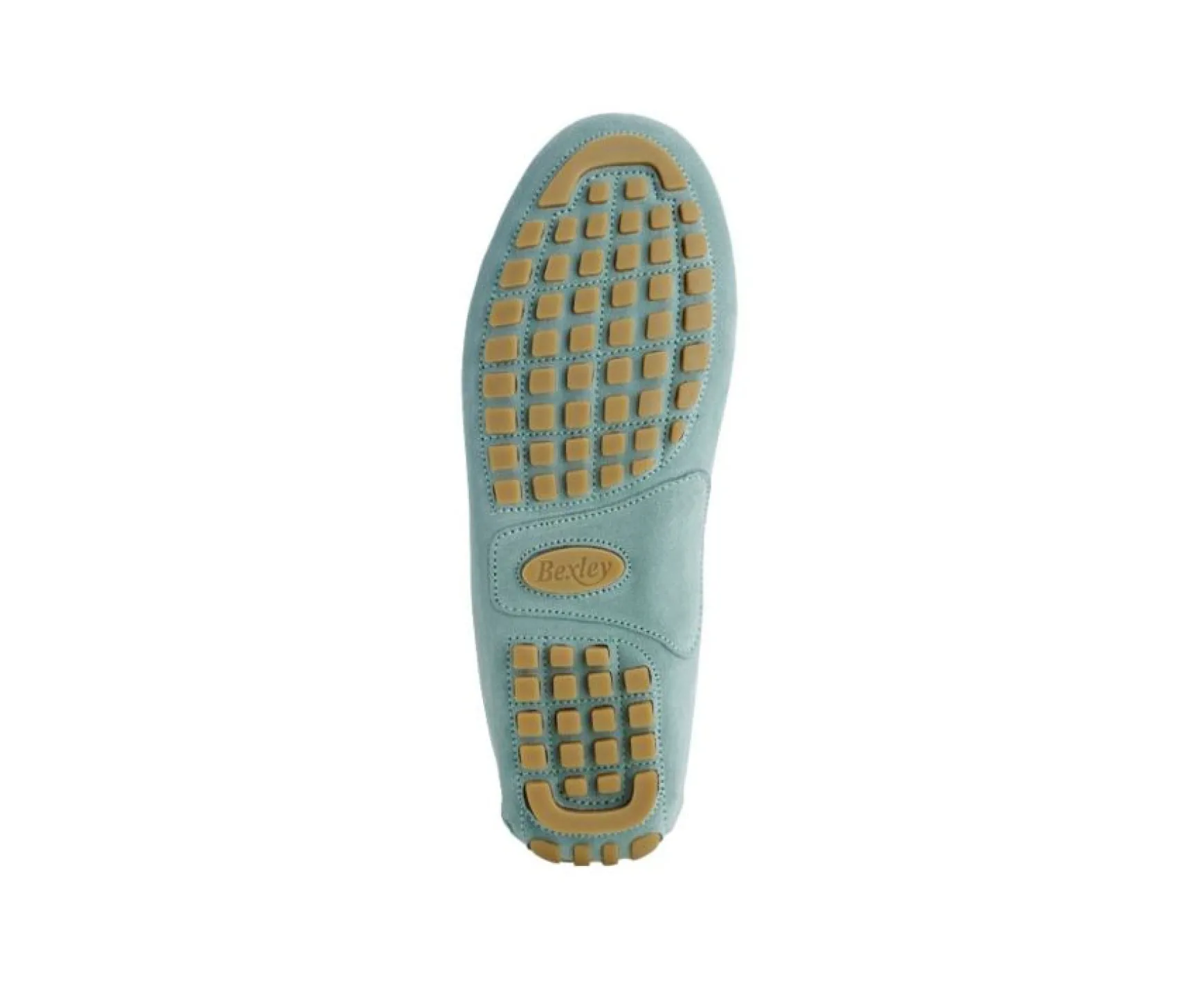 Bexley Moccasins | Green Mint Velvet Men'S Driving Moccassins Ferguson Velours Vert Menthe