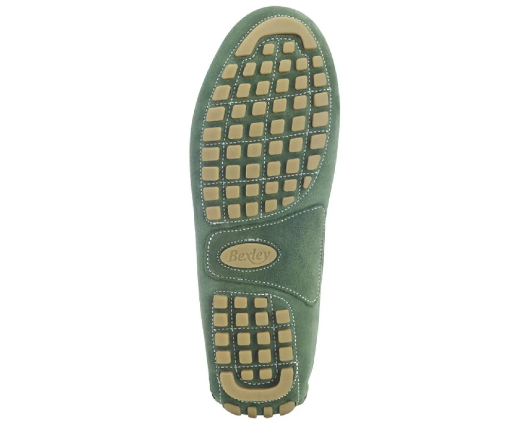 Bexley Moccasins | Green Velvet Men'S Driving Moccasins Ferguson Green Suede