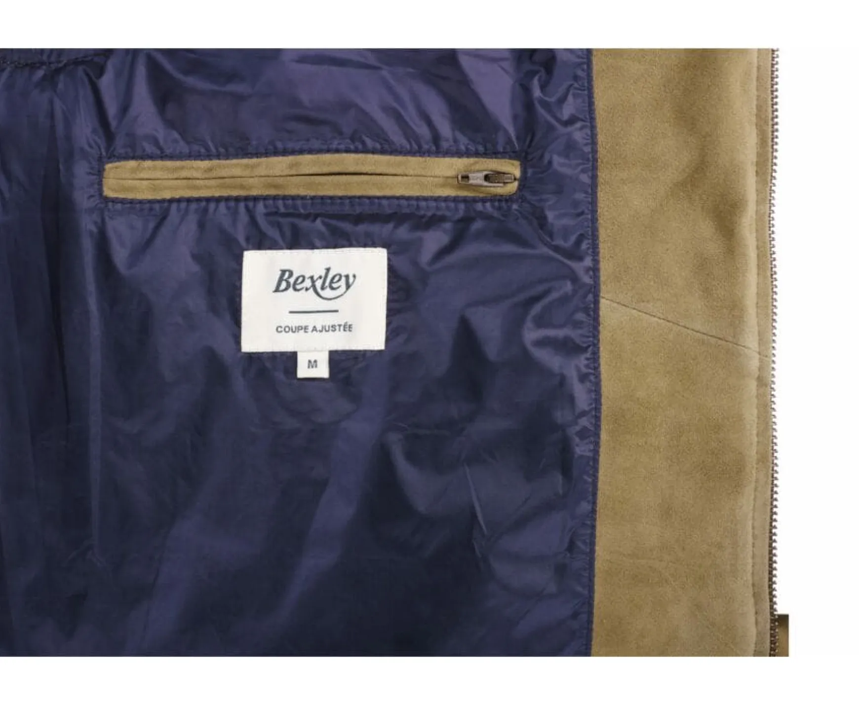 Bexley | Hazelnut Leather Sleeveless Down Gilet Niklas Chamois