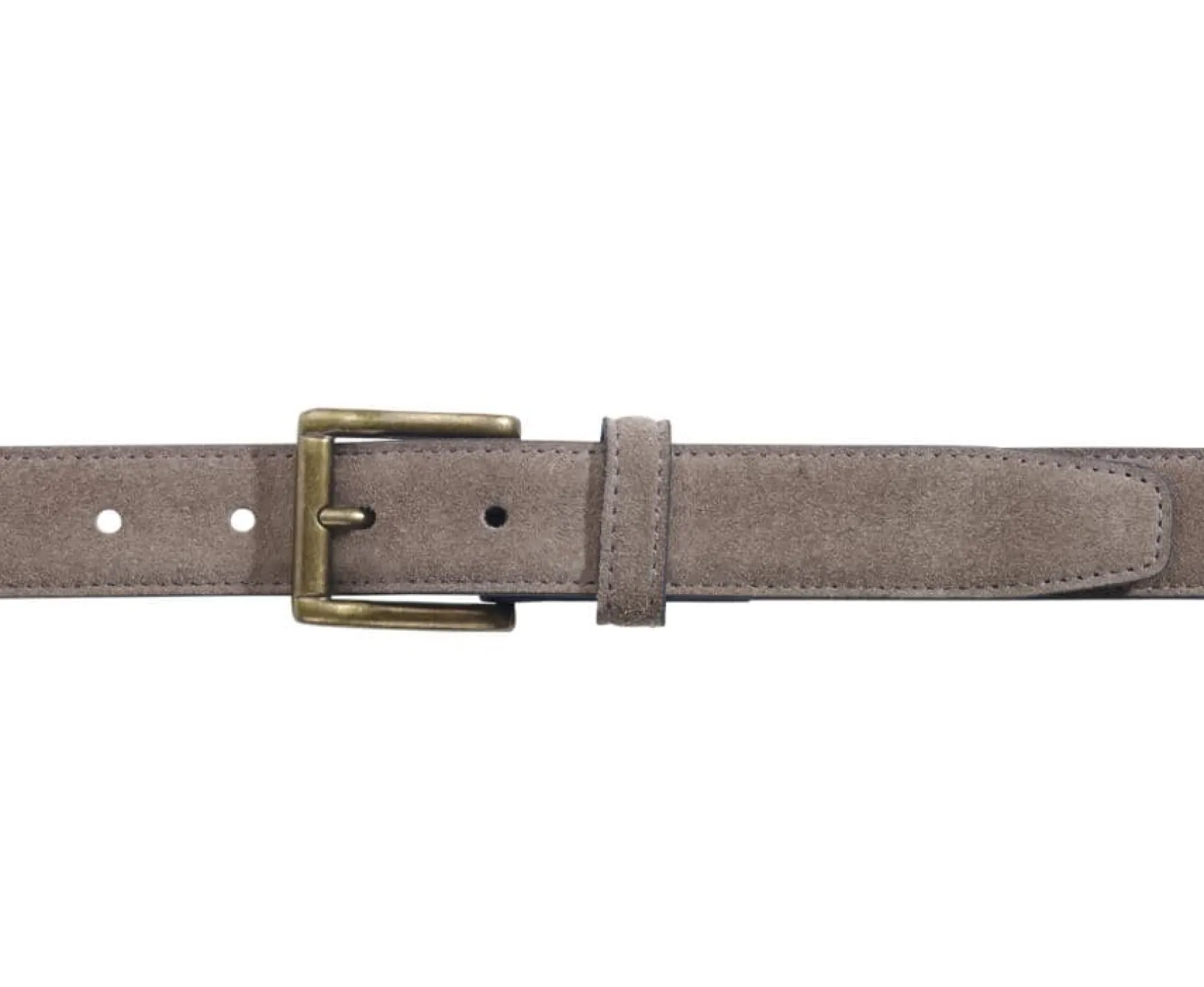 Bexley | Khaki Suede Belt For Men Harrowgate Kakhi Suede