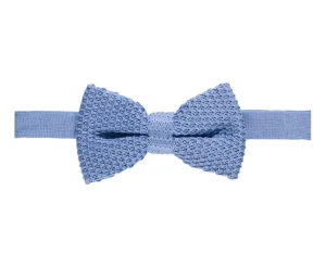 Bexley | Knitted Bow Tie Blue Sky