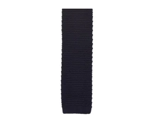 Bexley | Knitted Cotton Tie Navy