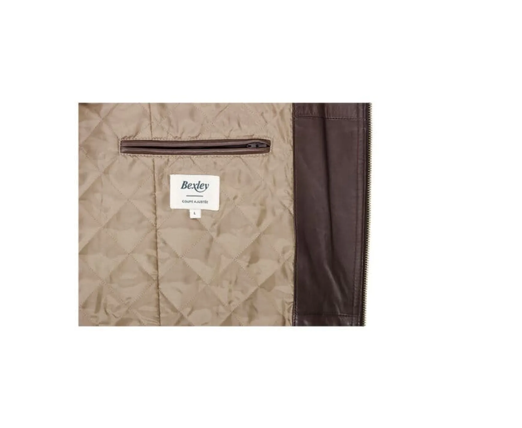 Bexley | Leather Aviator Jacket Everett Ii Brown