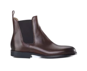 Bexley Boots Shoes | Leather Boots - Flager Gomme Ville | Patina Chocolate