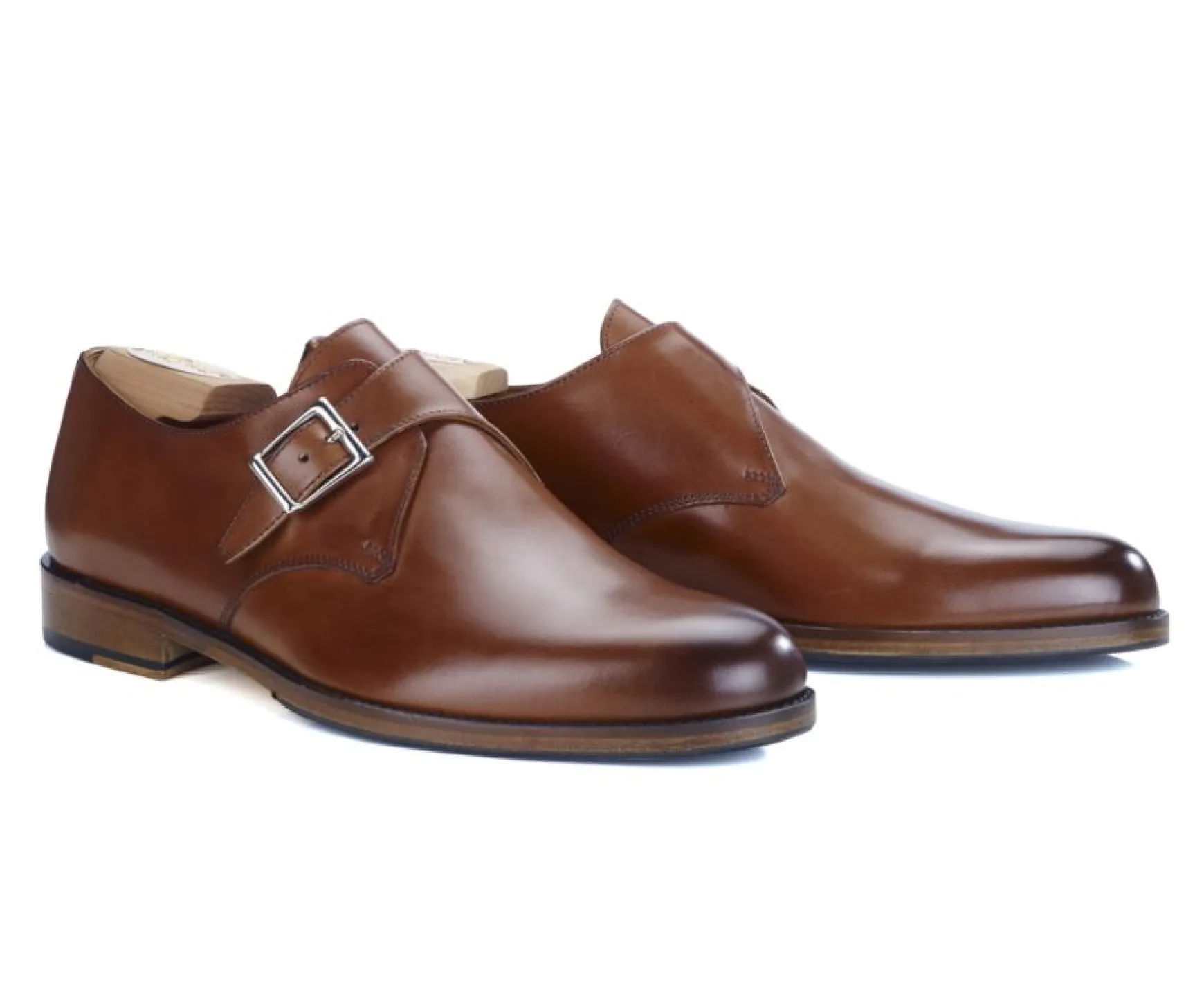 Bexley Comfort Shoes | Leather Buckle Shoes Bloomingdale Silver Patin Patina Cognac