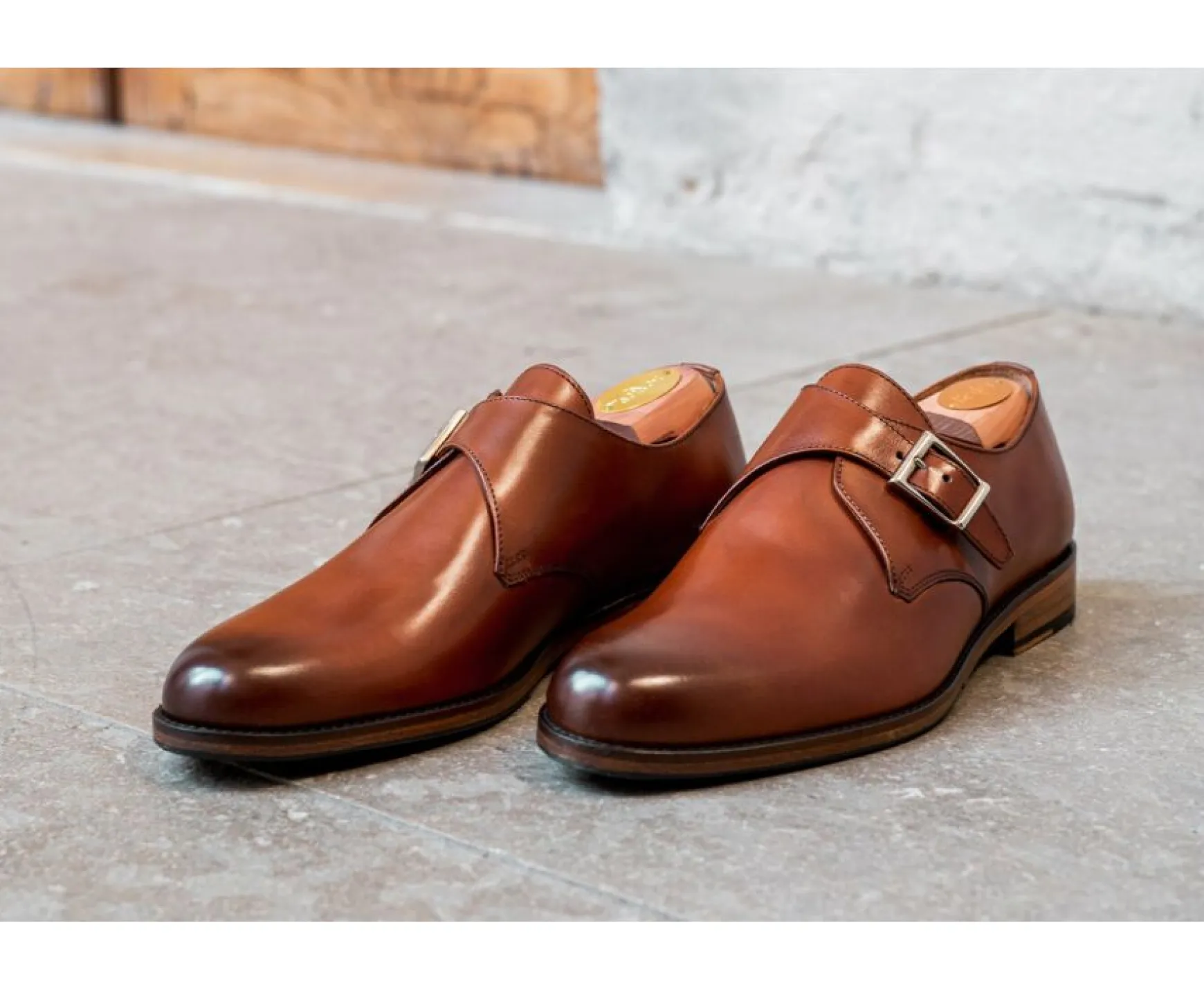 Bexley Comfort Shoes | Leather Buckle Shoes Bloomingdale Silver Patin Patina Cognac