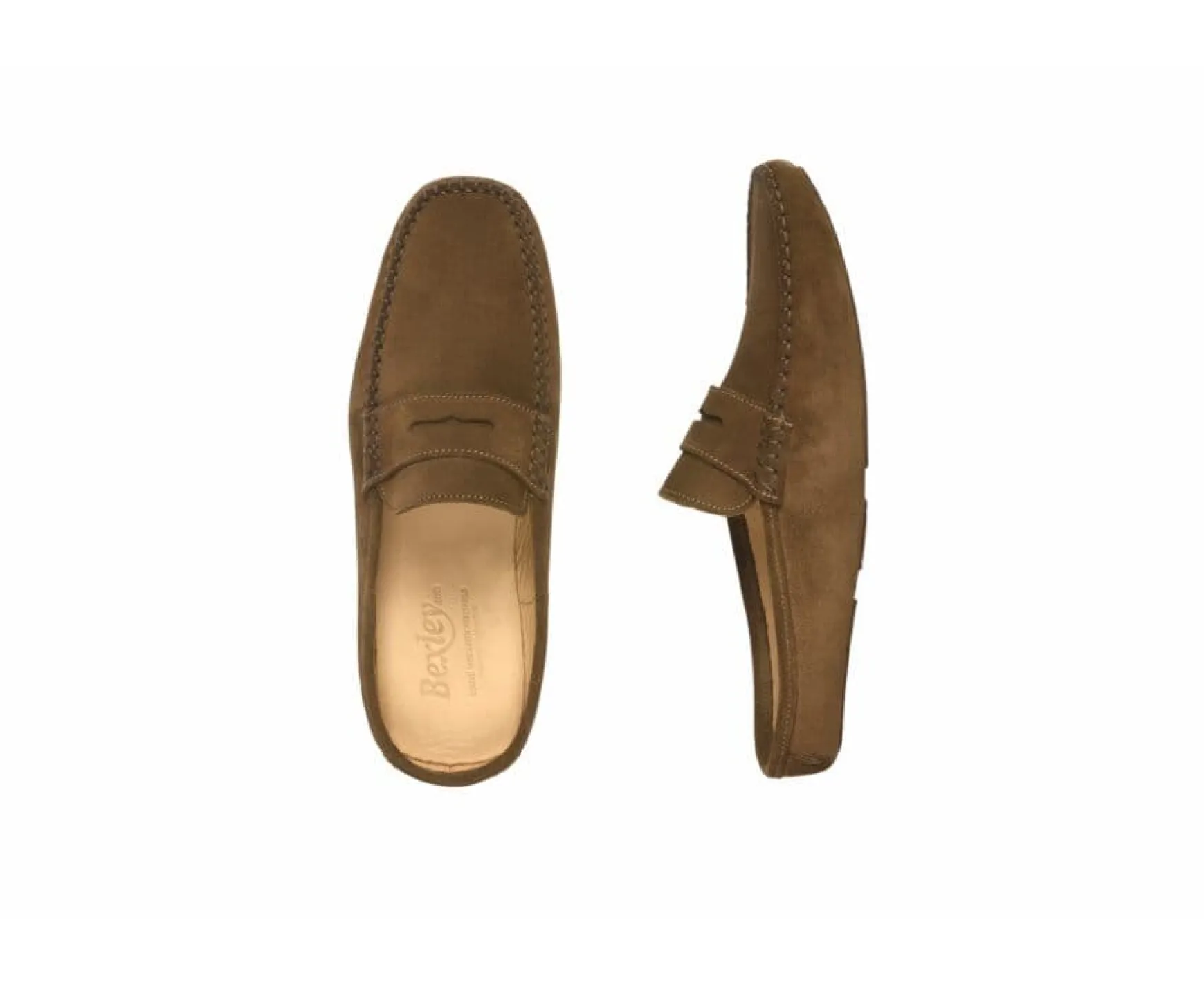 Bexley | Leather Lining Mules Slippers Hazelnut Suede