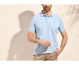 Bexley Adjusted Fit | Light Blue Men'S Polo Shirt Andy Ii Blue Sky