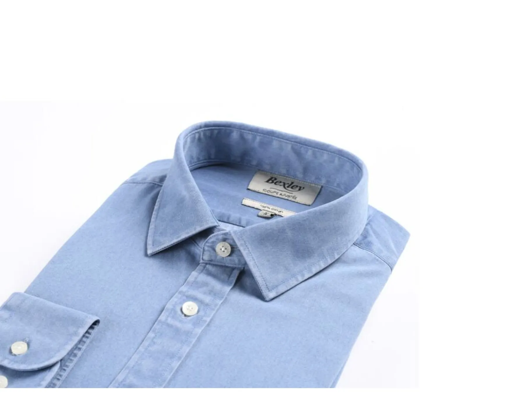 Bexley | Light Indigo Denim Shirt Jacquemin Light Denim