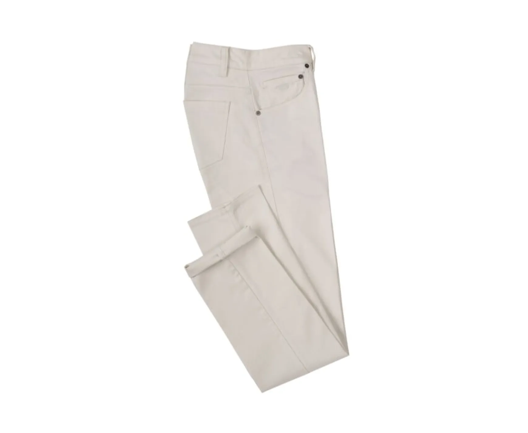 Bexley Adjusted Fit | Men'S 5 Pocket Trousers Karson Unbleached