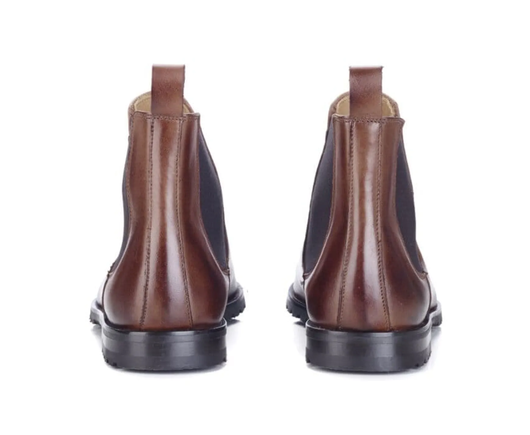 Bexley Boots Shoes | Men'S Chelsea Boots Rubber Outsole With Separate Heel - Bentfield Gomme | Patina Chocolate