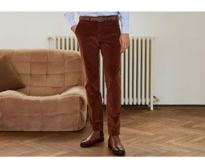 Bexley Adjusted Fit | Men'S Chinos - Norman | Caramel Fonce