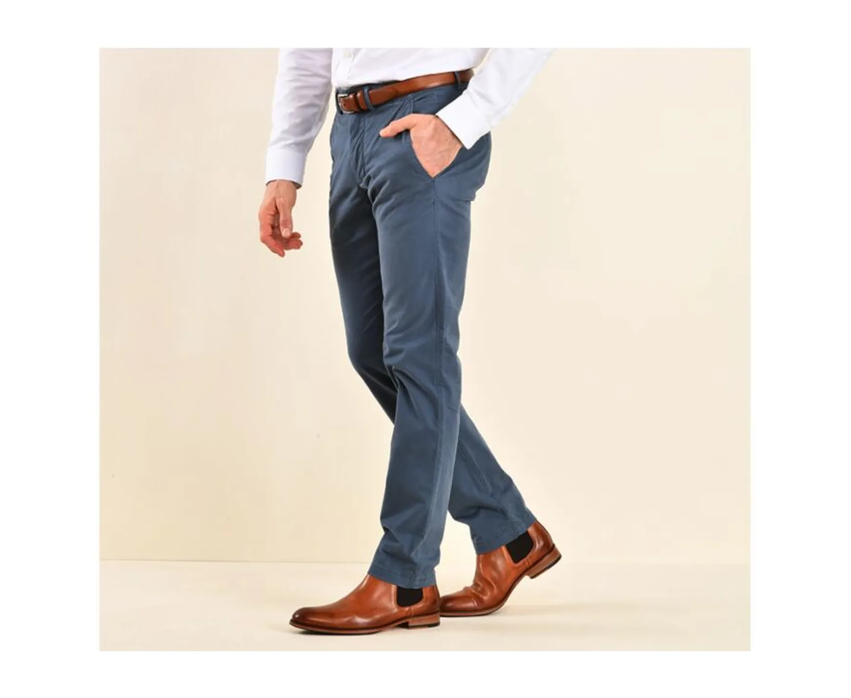 Bexley Adjusted Fit | Men'S Chinos Kyrk Nordic Blue