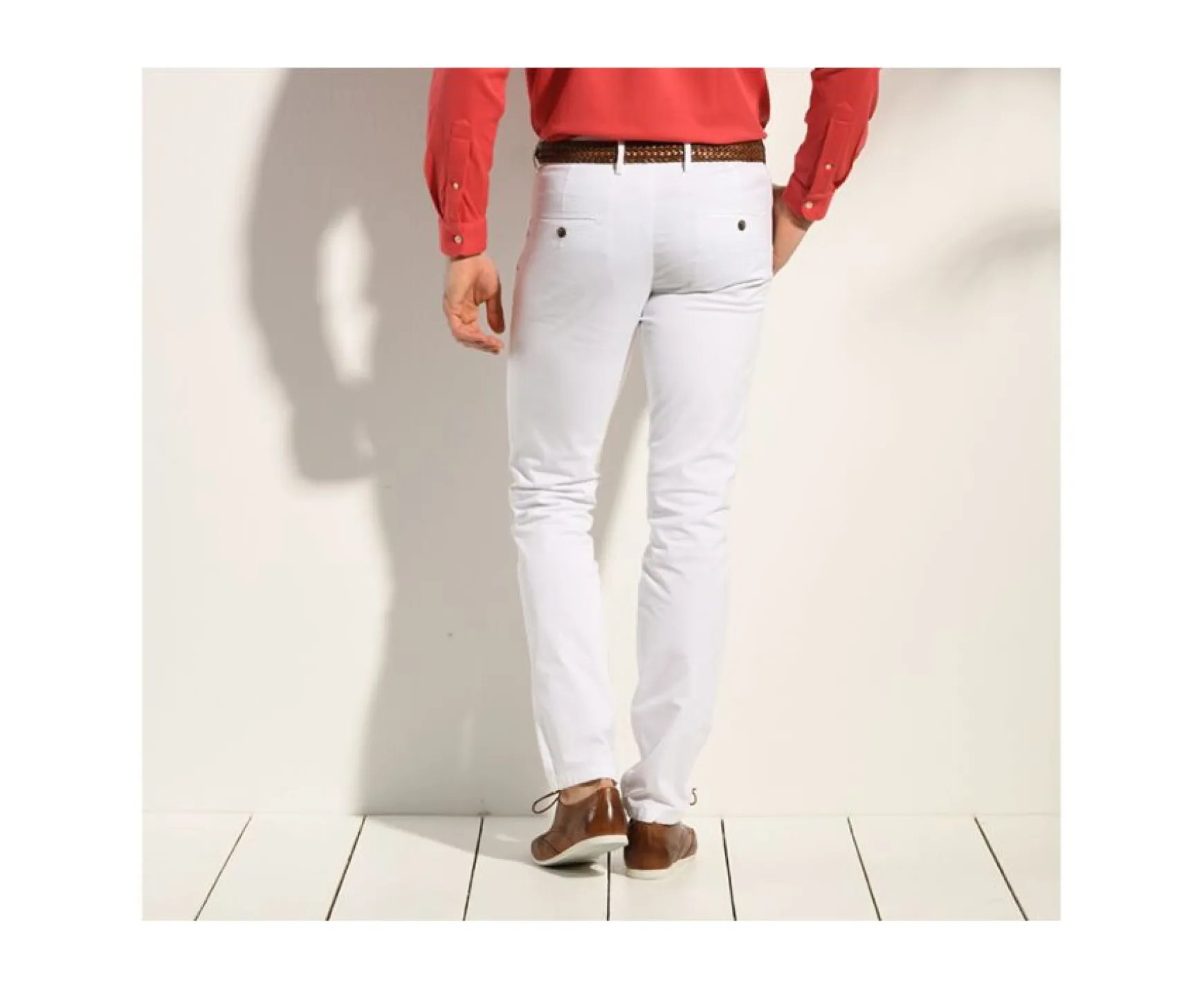 Bexley Adjusted Fit | Men'S Chinos Kyrk White