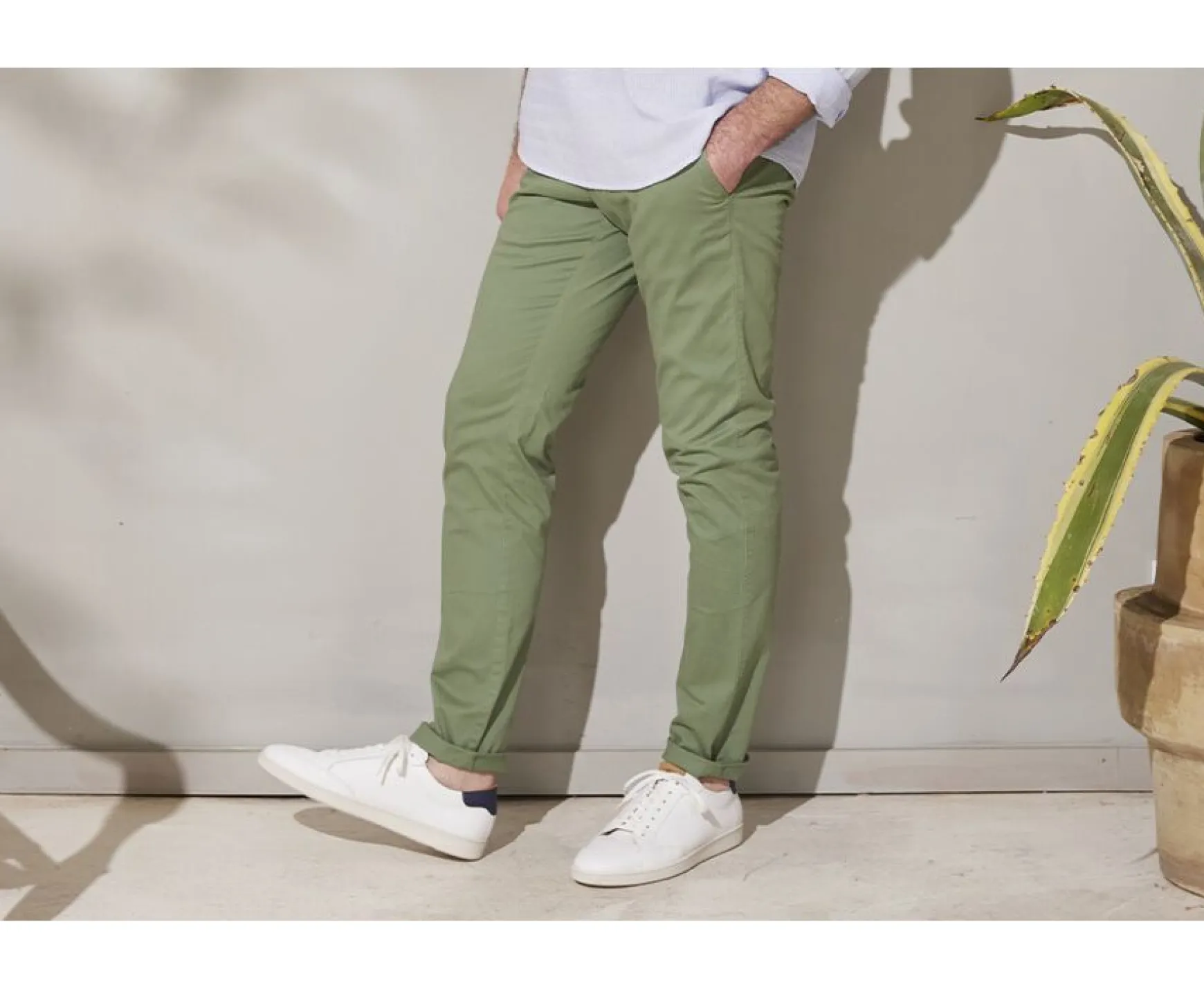 Bexley Adjusted Fit | Men'S Chinos Kyrk Sage Green
